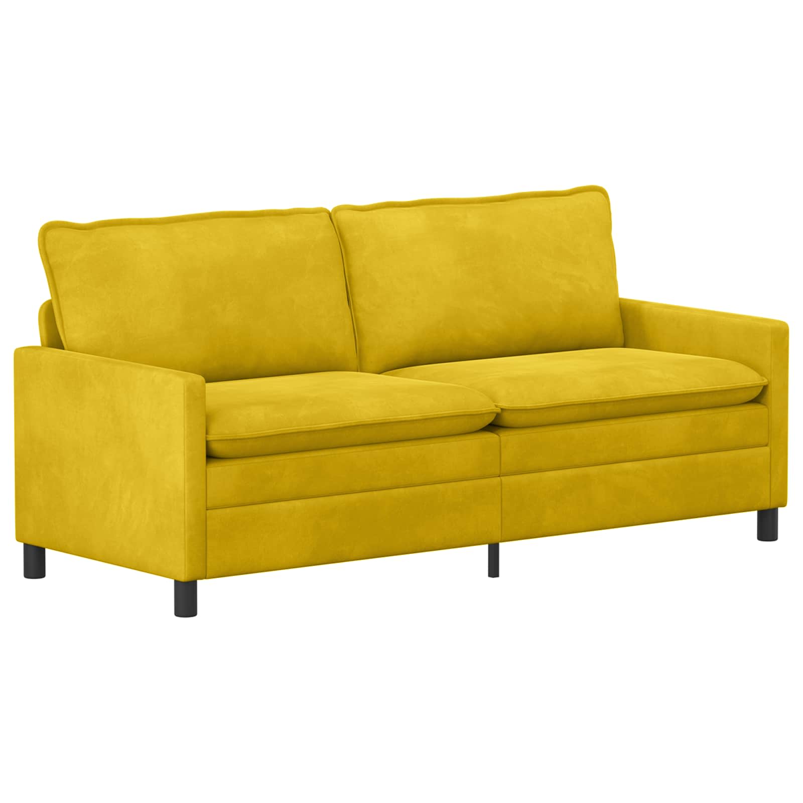 Sofa Žuta 196 x 81 x 87,5 cm Baršun