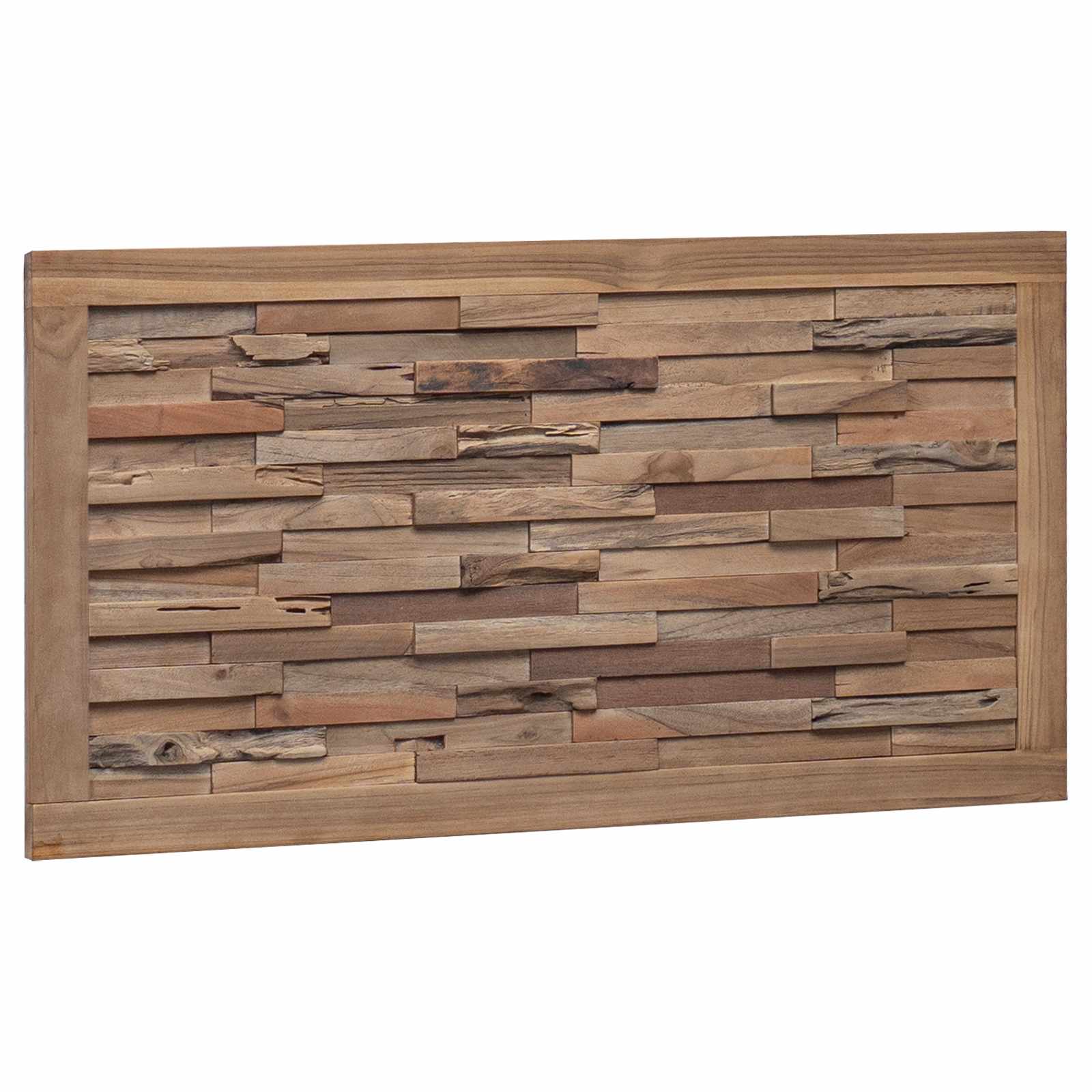 Uzglavlje Zidne Prirodna 100 cm Čvrsto teak drvo