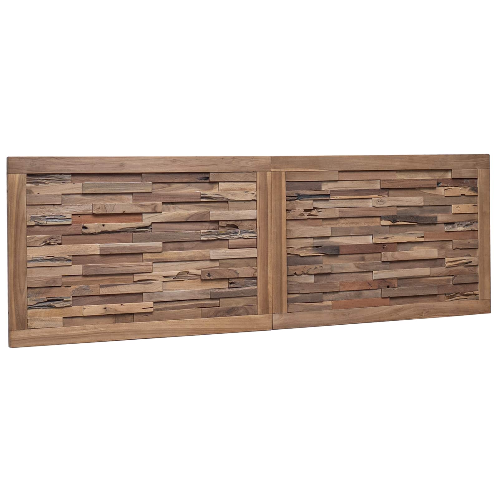 Uzglavlje Zidne Prirodna 160 cm Čvrsto teak drvo