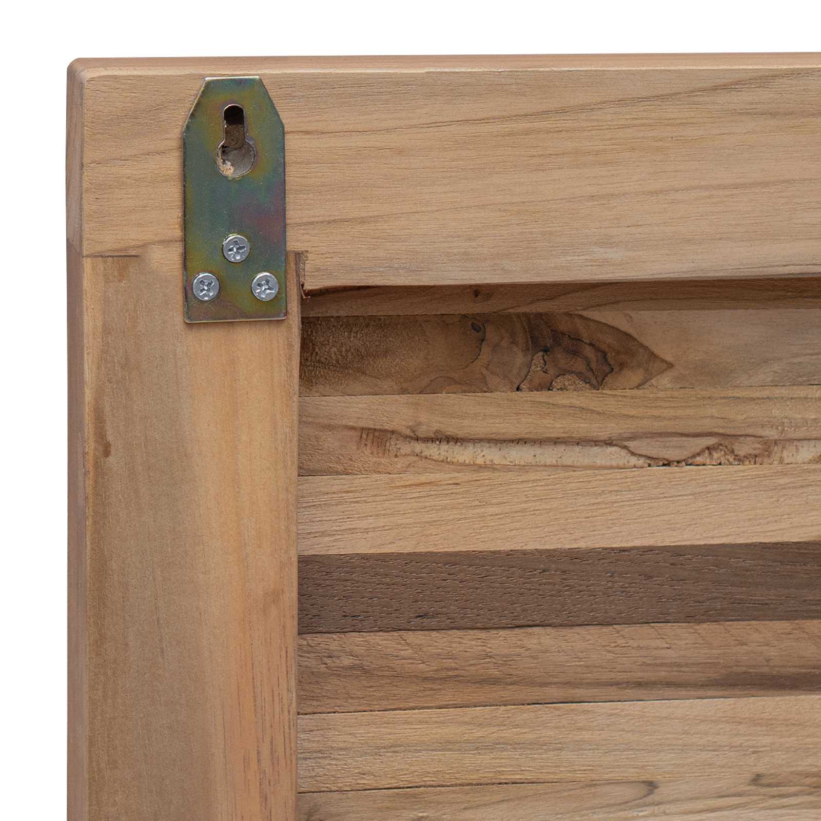 Uzglavlje Zidne Prirodna 100 cm Čvrsto teak drvo