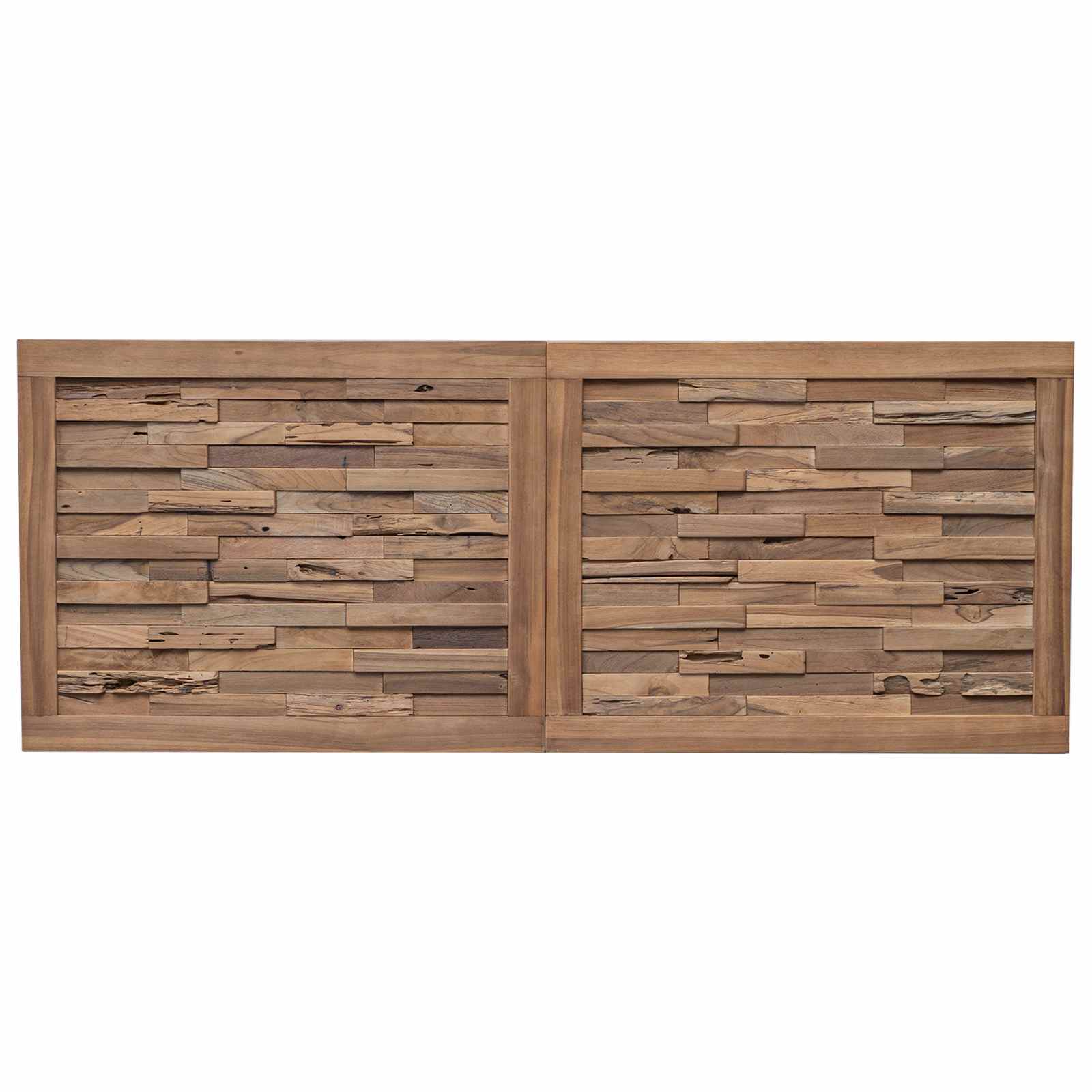 Uzglavlje Zidne Prirodna 160 cm Čvrsto teak drvo