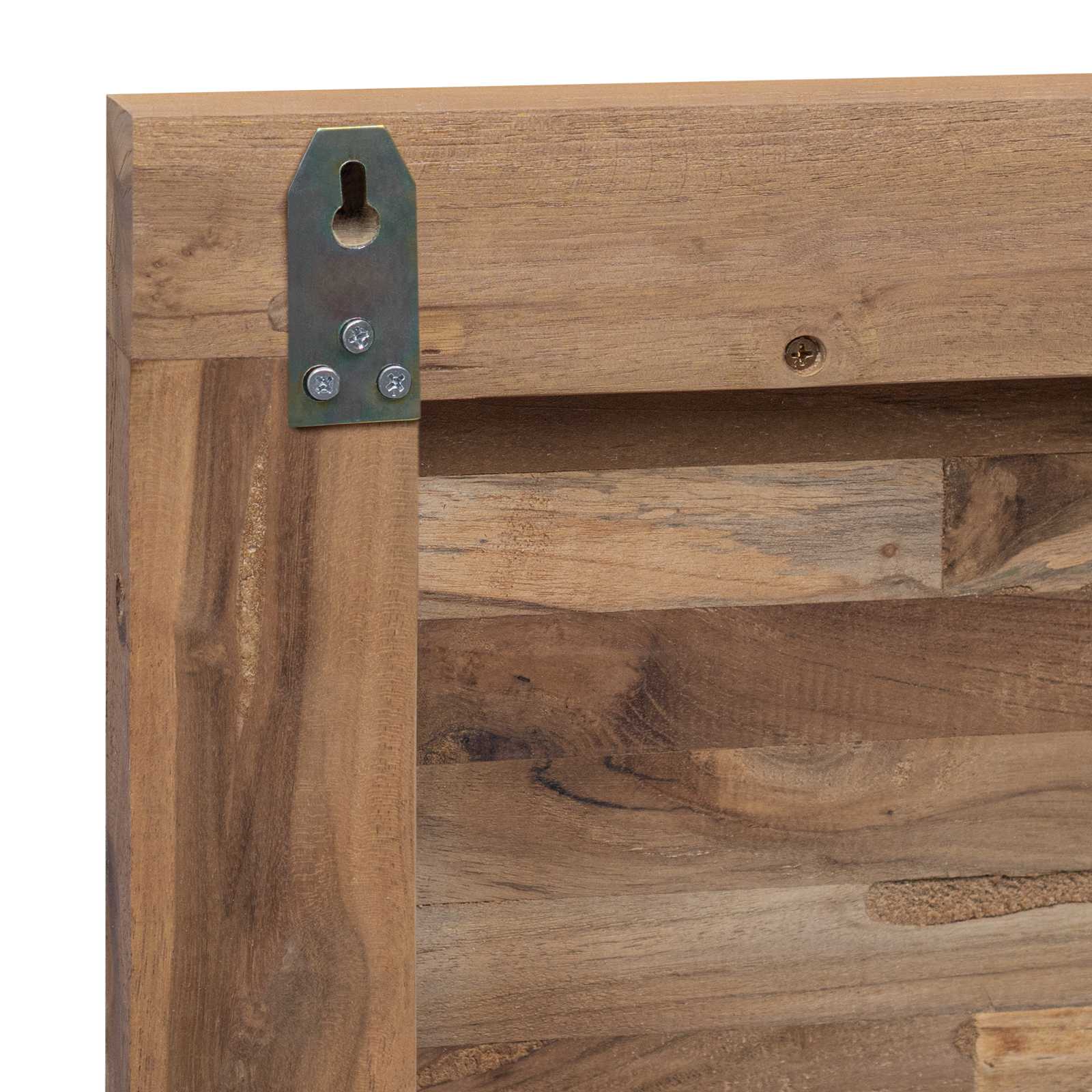 Uzglavlje Zidne Prirodna 200 cm Čvrsto teak drvo