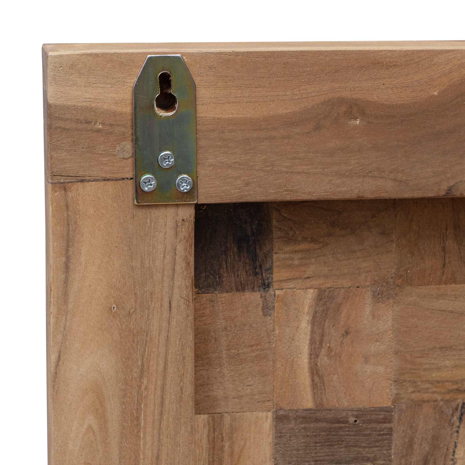 Uzglavlje Zidne Prirodna 160 cm Čvrsto teak drvo