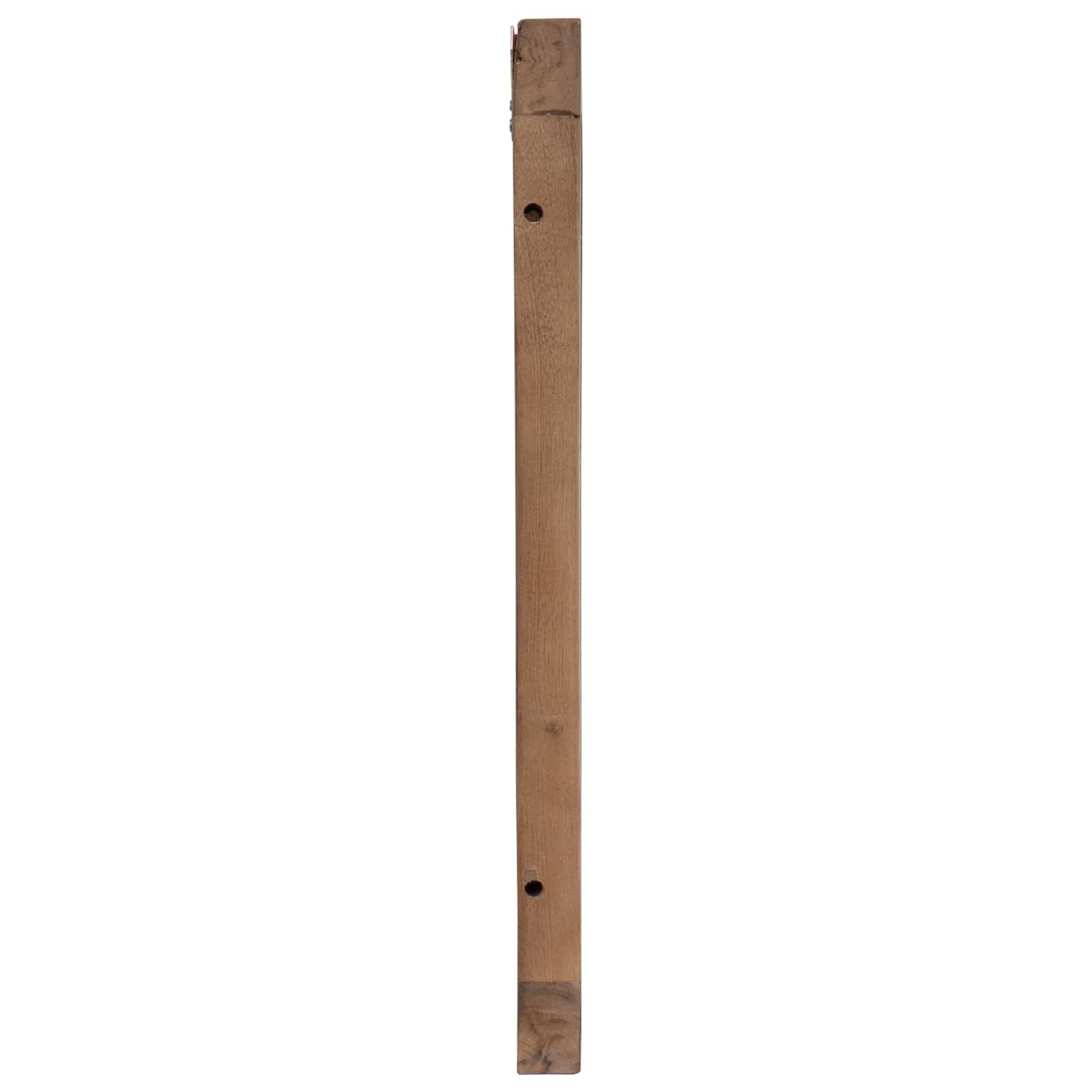 Uzglavlje Zidne Prirodna 200 cm Čvrsto teak drvo