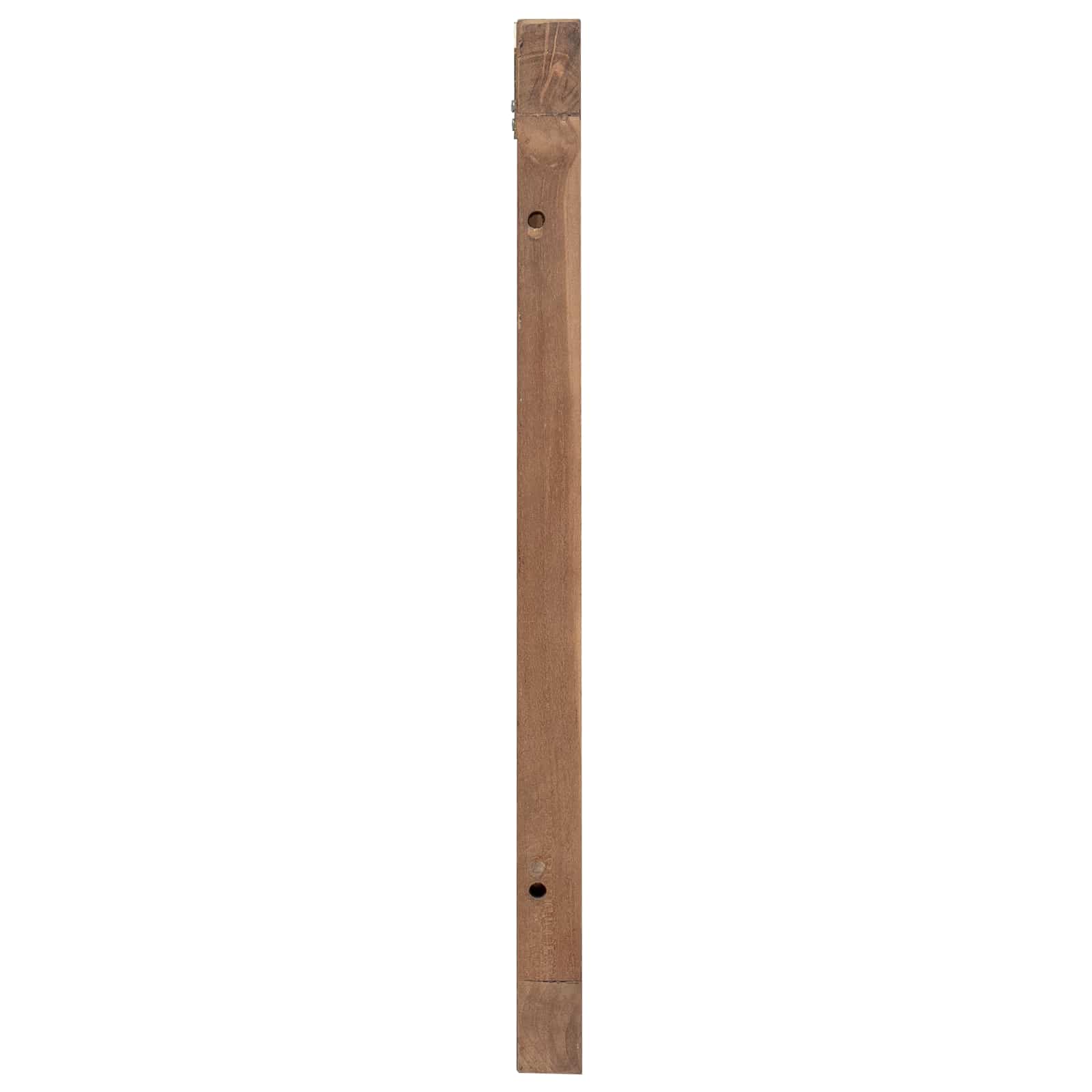 Uzglavlje Zidne Prirodna 120 cm Čvrsto teak drvo