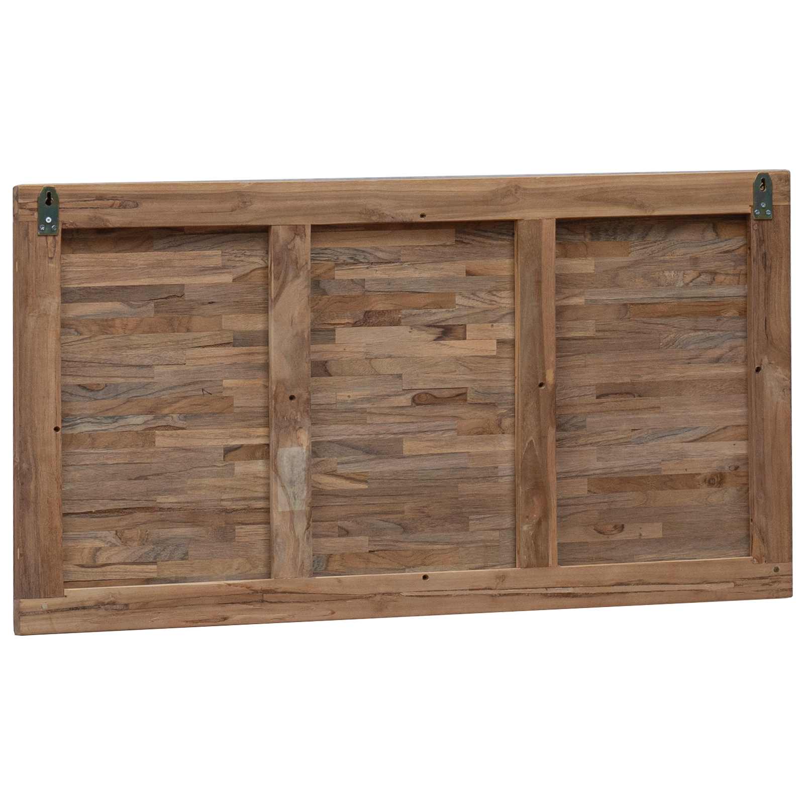 Uzglavlje Zidne Prirodna 100 cm Čvrsto teak drvo
