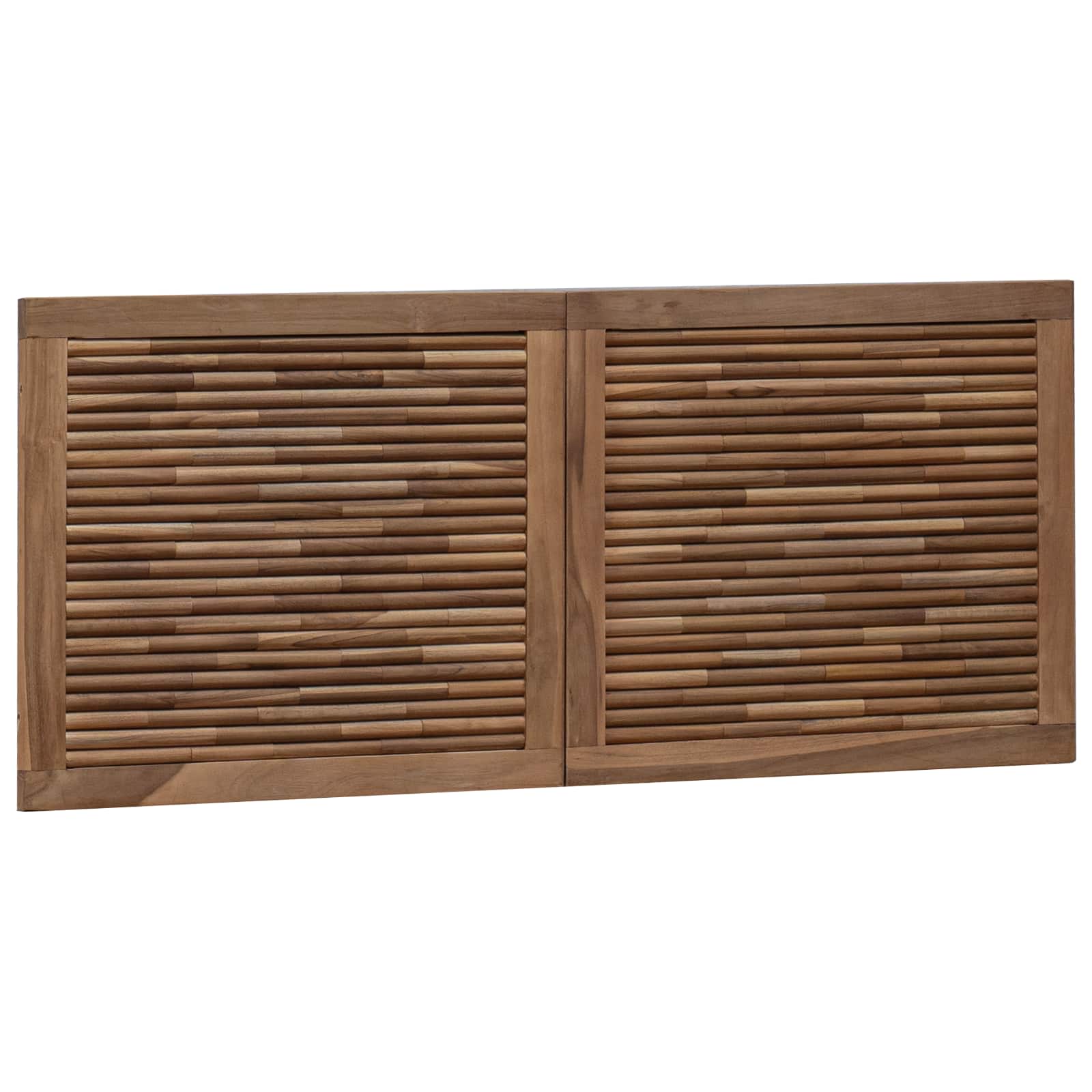 Uzglavlje Zidne Prirodna 120 cm Čvrsto teak drvo