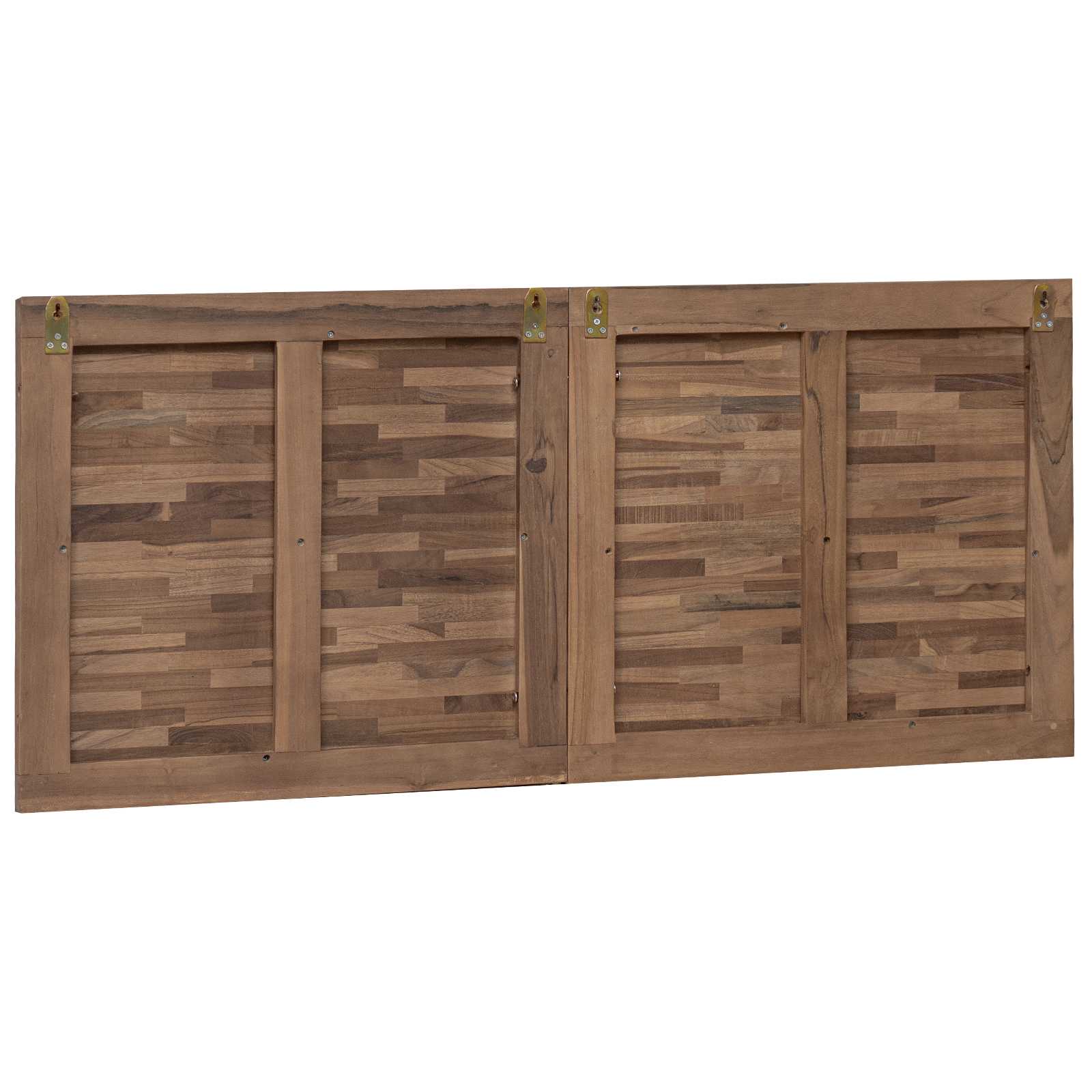 Uzglavlje Zidne Prirodna 120 cm Čvrsto teak drvo