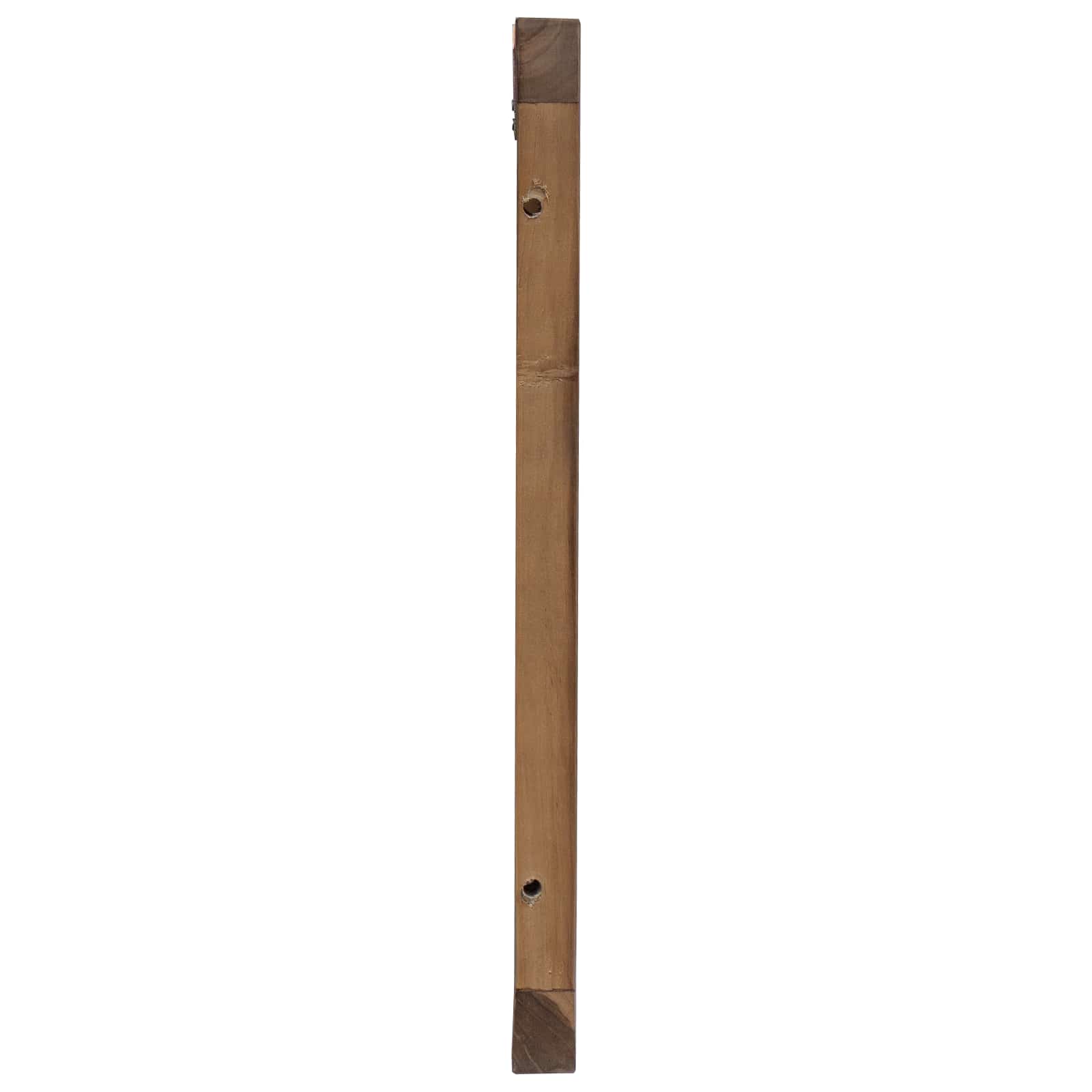 Uzglavlje Zidne Prirodna 120 cm Čvrsto teak drvo