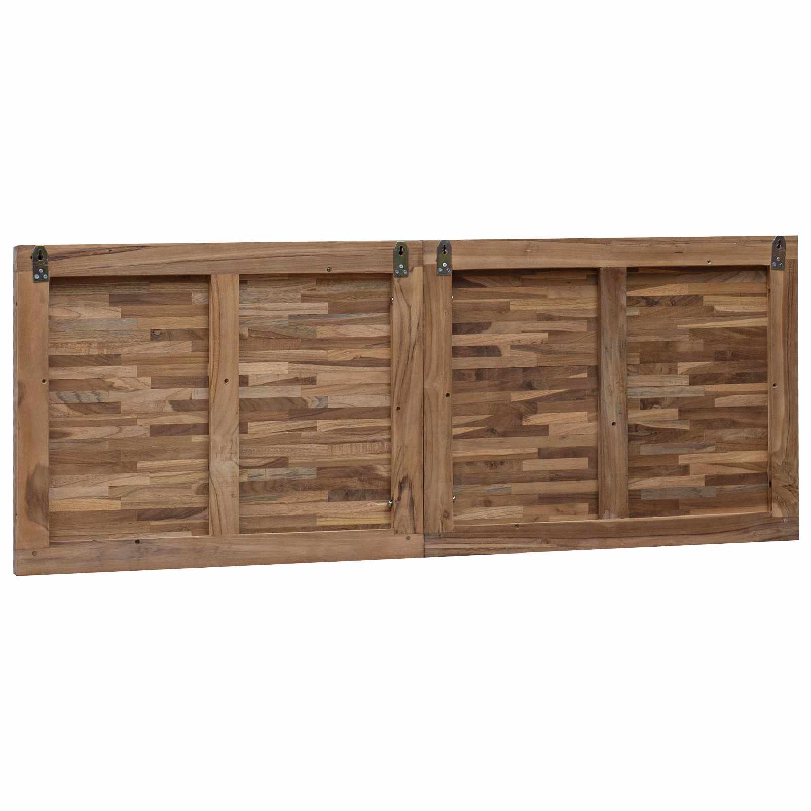 Uzglavlje Zidne Prirodna 140 cm Čvrsto teak drvo