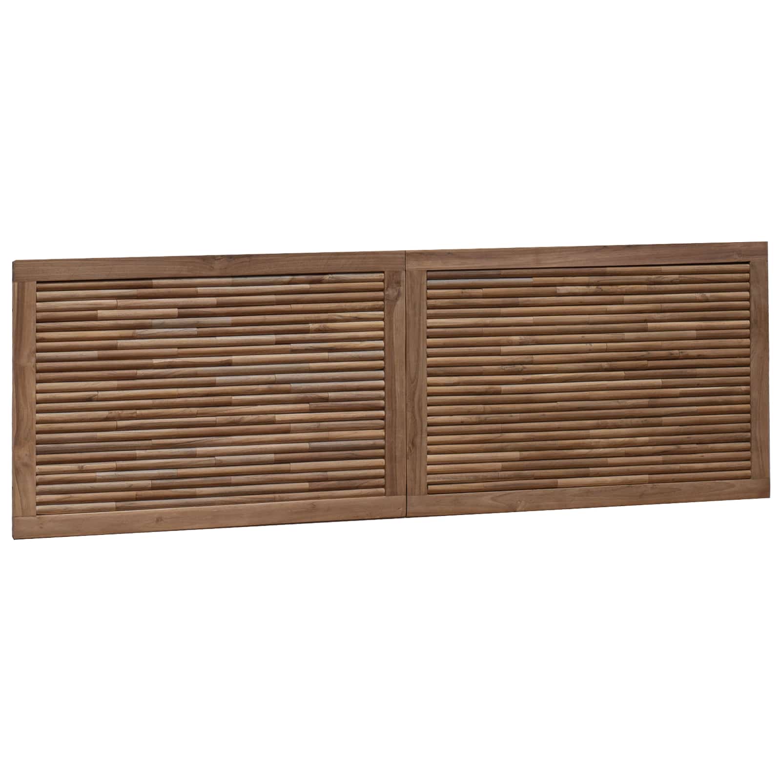 Uzglavlje Zidne Prirodna 160 cm Čvrsto teak drvo