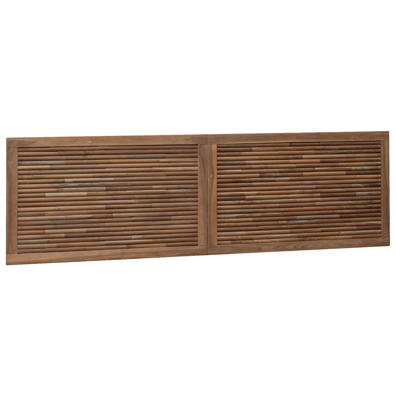 Uzglavlje Zidne Prirodna 180 cm Čvrsto teak drvo
