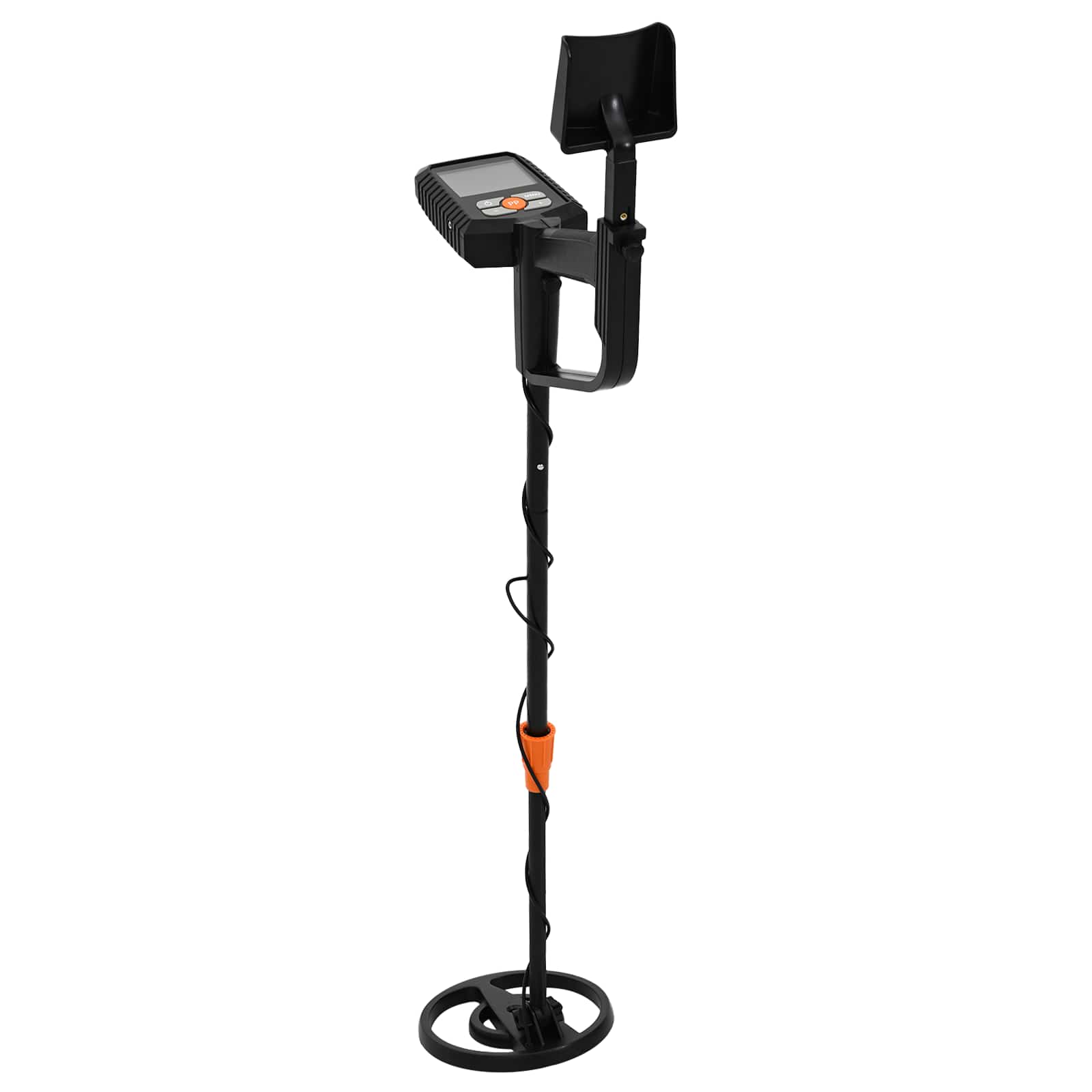 Metalni detektor s LCD zaslonom 3 modela 19 cm namotaj Crna