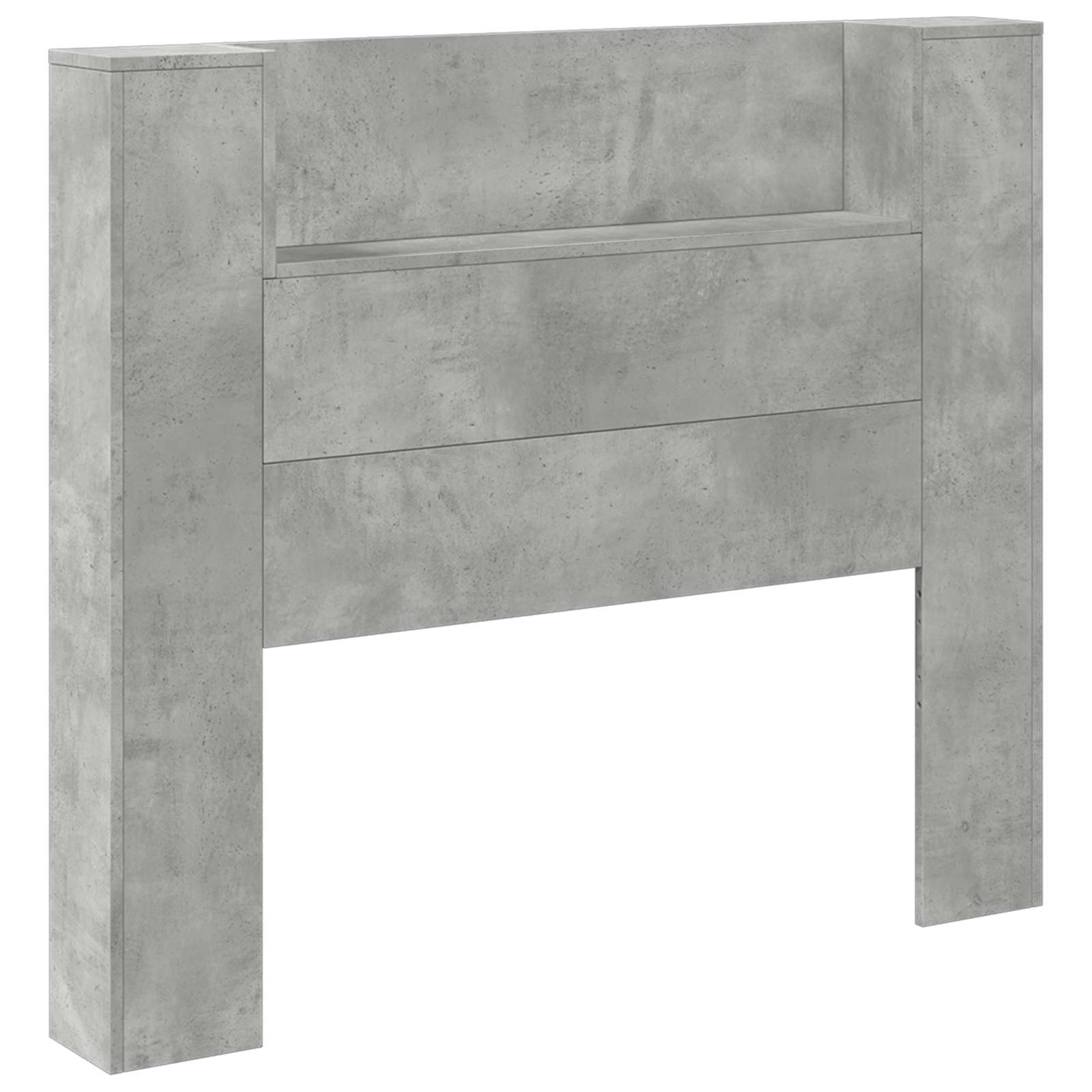 Uzglavlje Betonski sivi 120 x 16,5 x 103,5 cm Konstruirano drvo