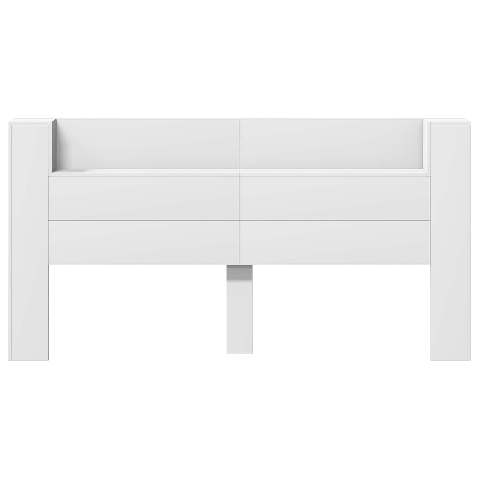 Uzglavlje Bijelo 200 x 16,5 x 103,5 cm Konstruirano drvo