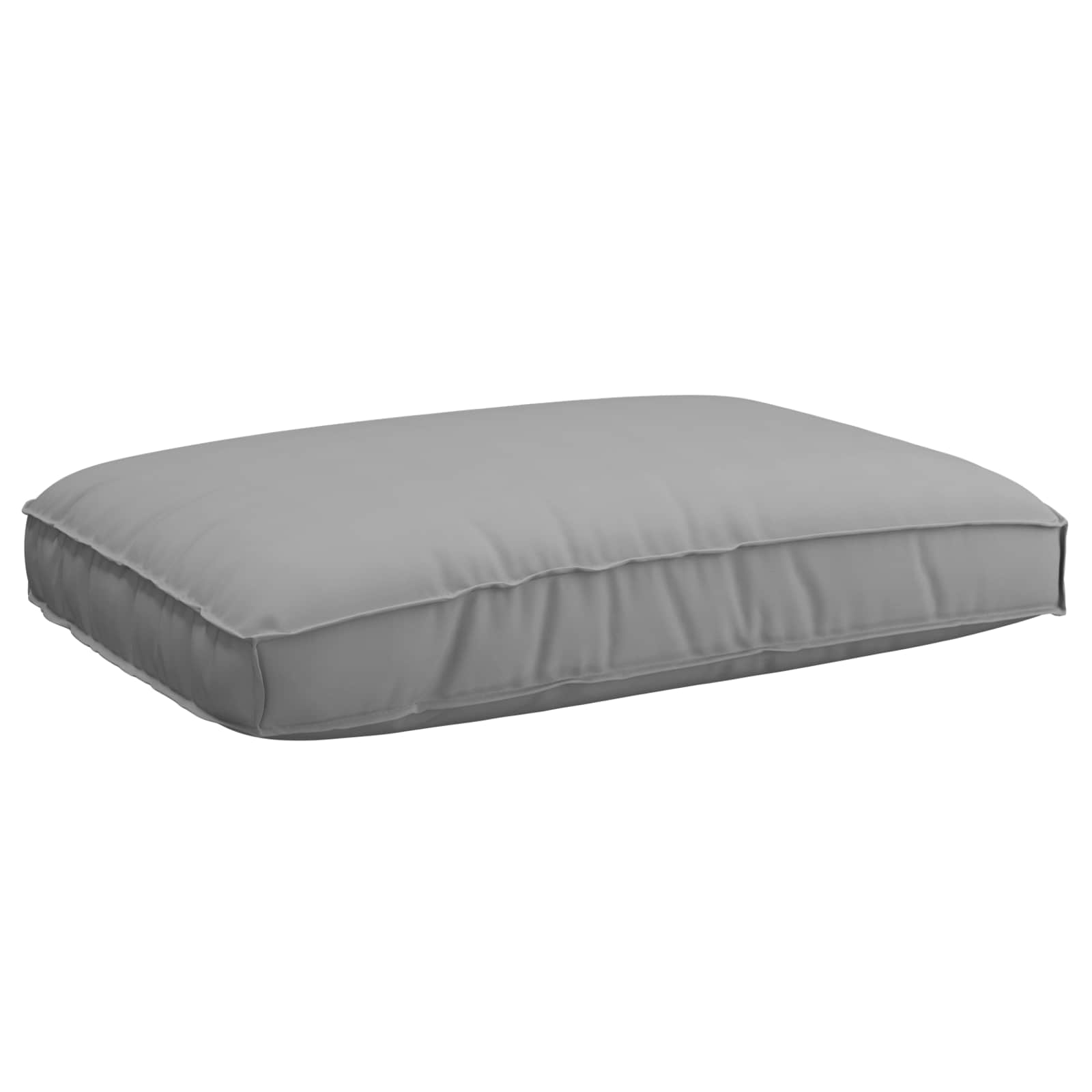 Set sofe s jastukom Siva 120 x 92 x 69 cm Čvrsto drvo akacije