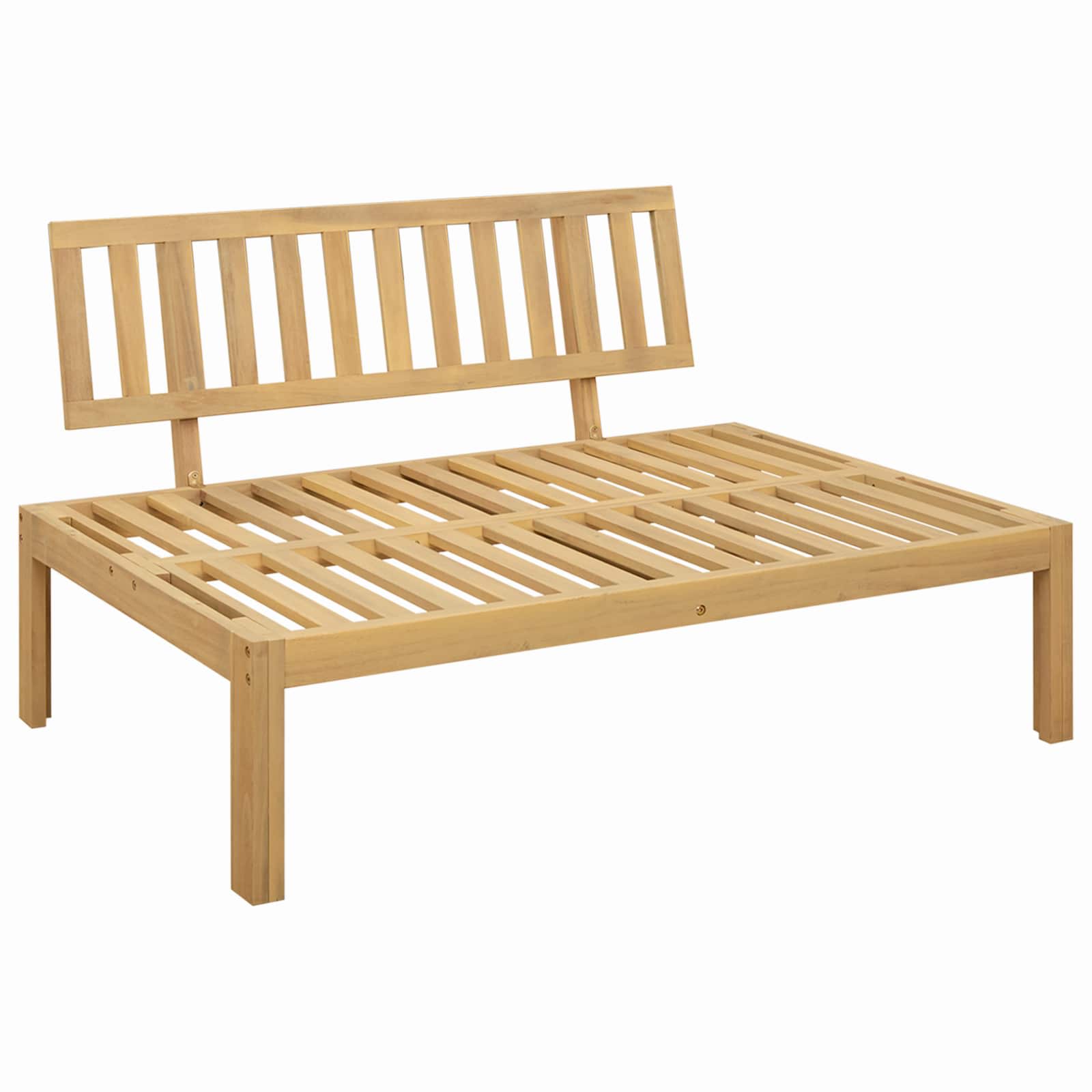 6 Komad Jedinične vrtne Pallet sofe Čvrsto drvo akacije