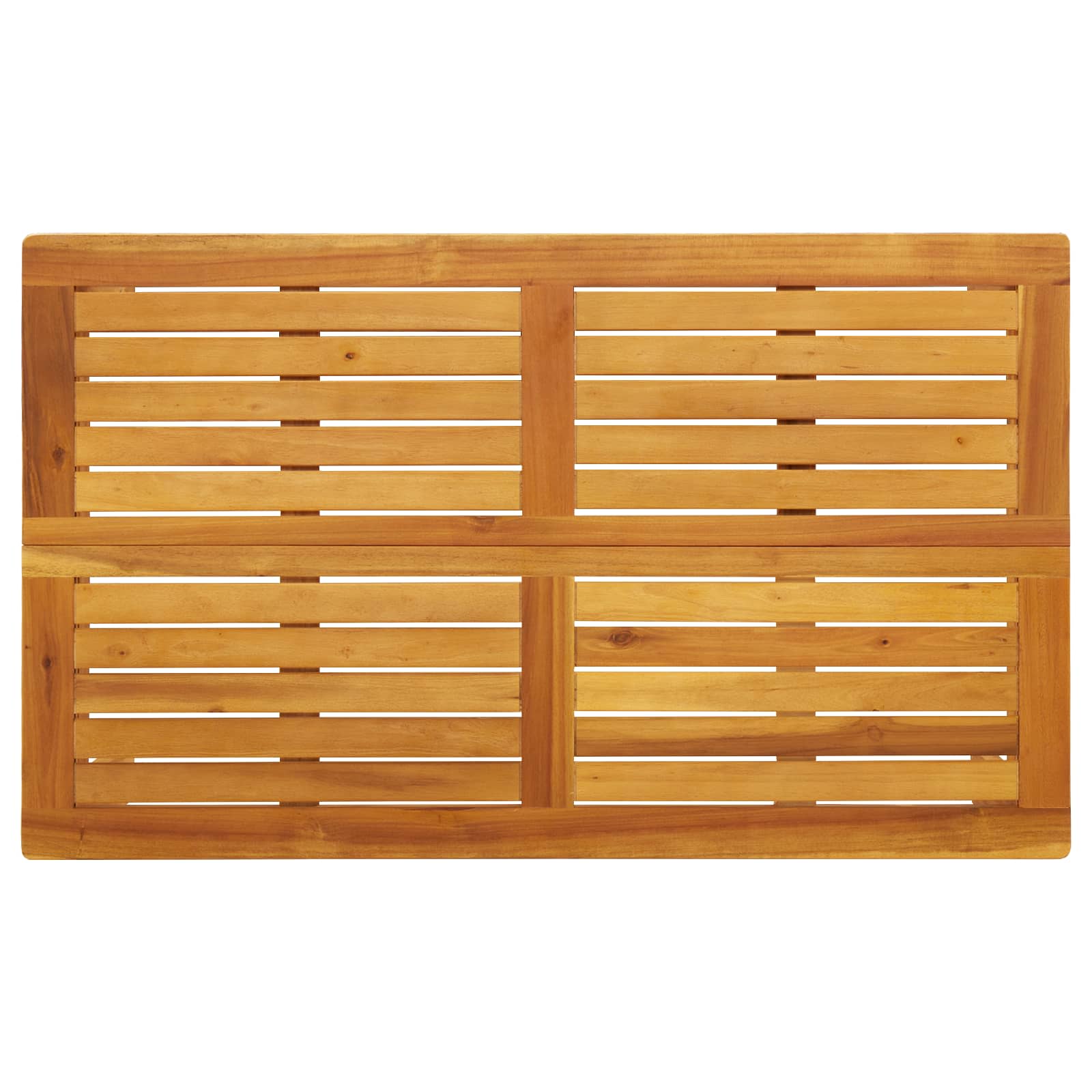 Set sofe s jastukom 4 pcs Sivo-smeđa Čvrsto drvo akacije