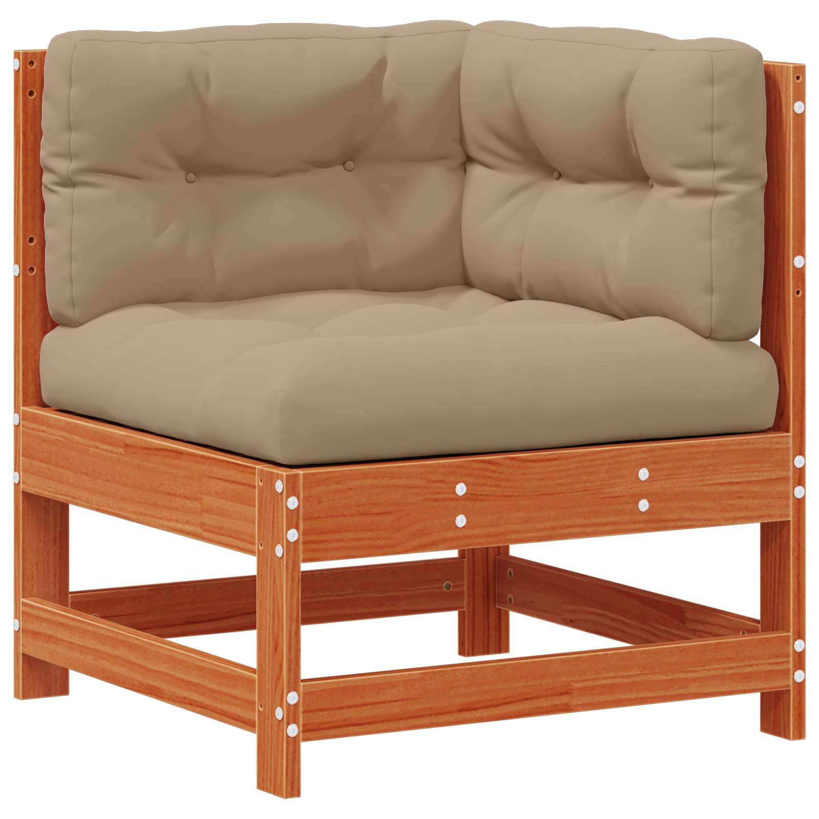 Set lounge namještaja za vrt 7 pcs Voštanosmeđa