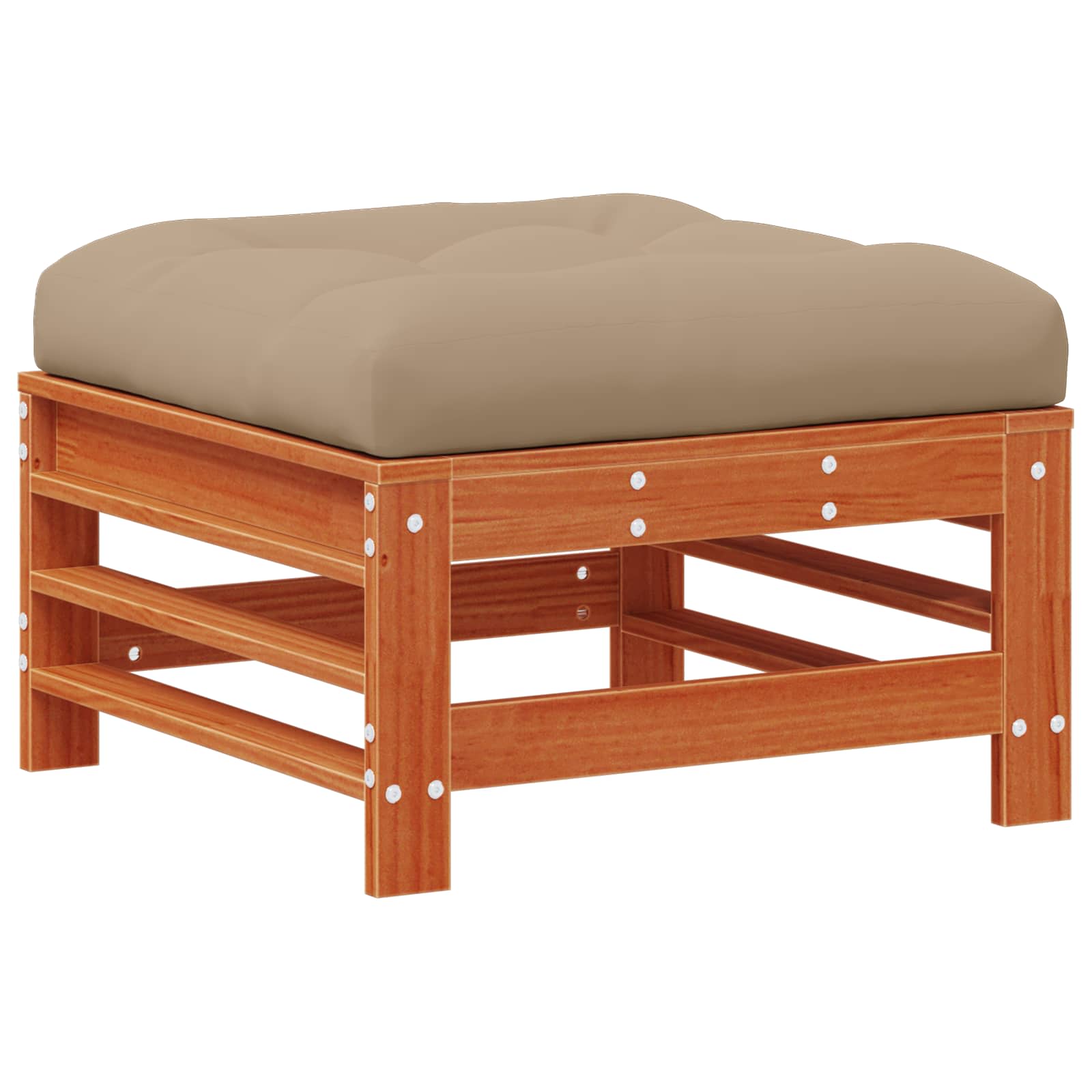 Set lounge namještaja za vrt 8 pcs Vosak Smeđa Masivna borovina