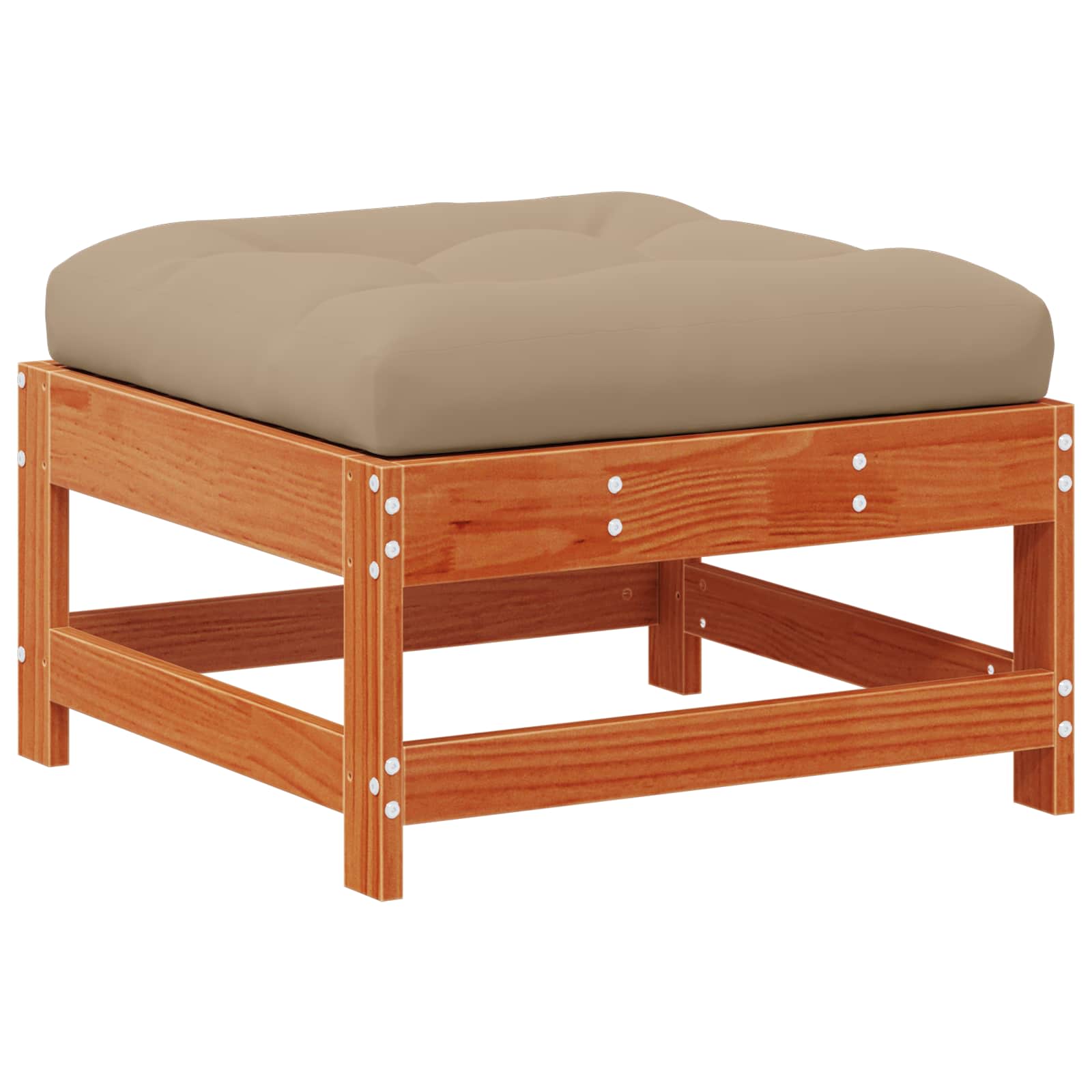 Set lounge namještaja za vrt 10 pcs Voštanosmeđa