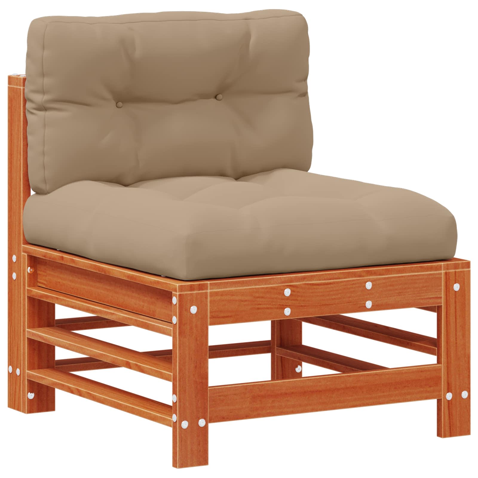 Set lounge namještaja za vrt 6 pcs Voštanosmeđa