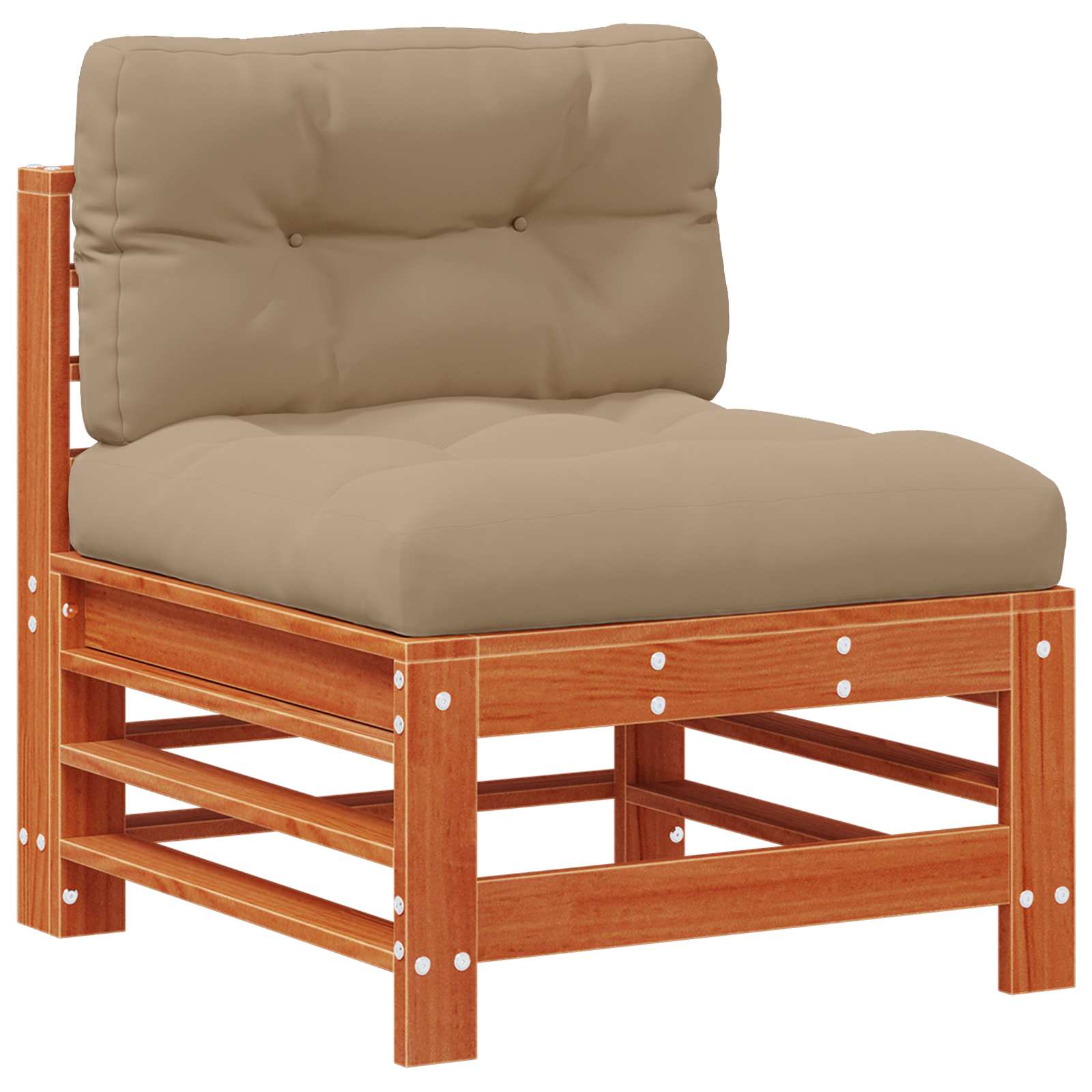 Set lounge namještaja za vrt 6 pcs Voštanosmeđa