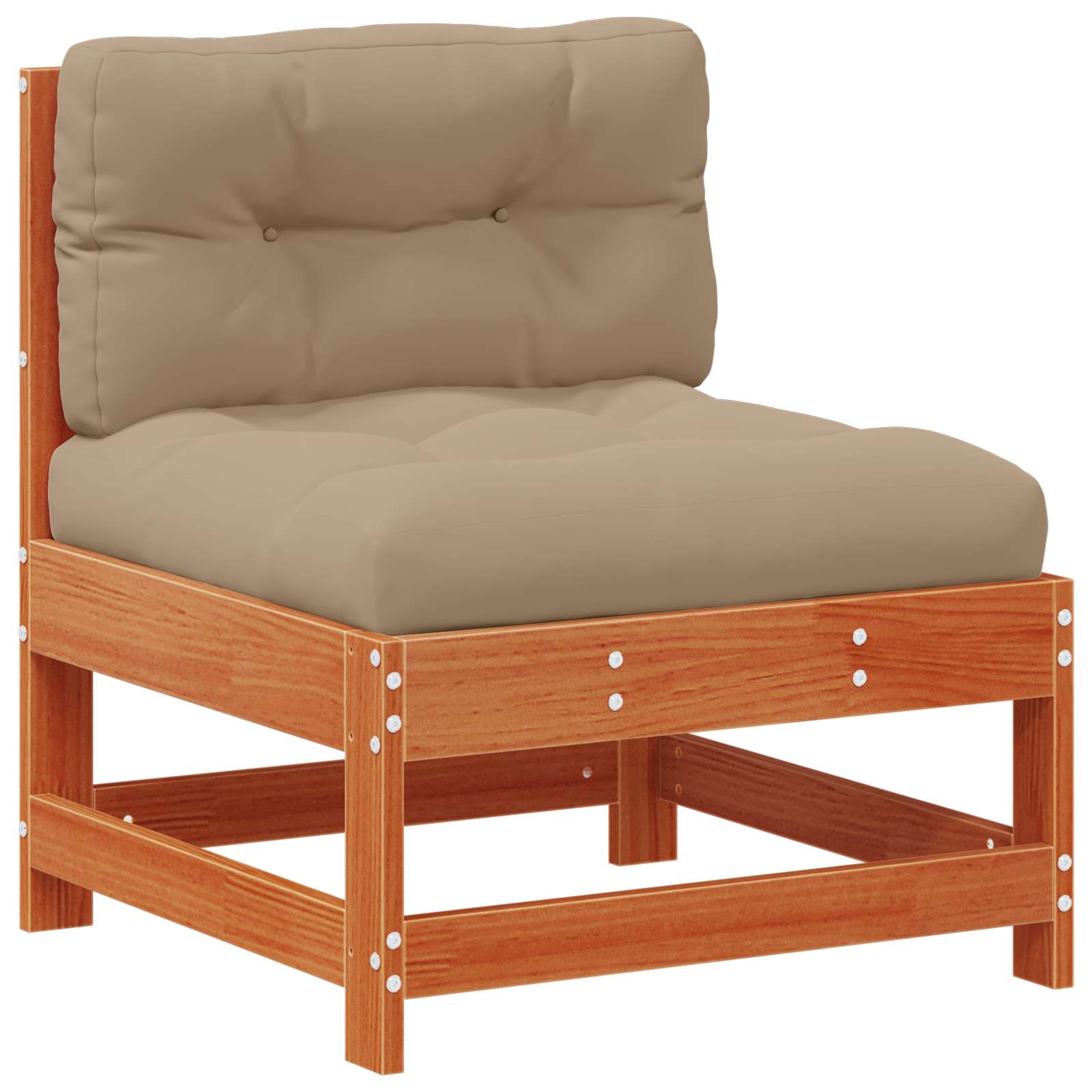 Set lounge namještaja za vrt 4 pcs Voštanosmeđa