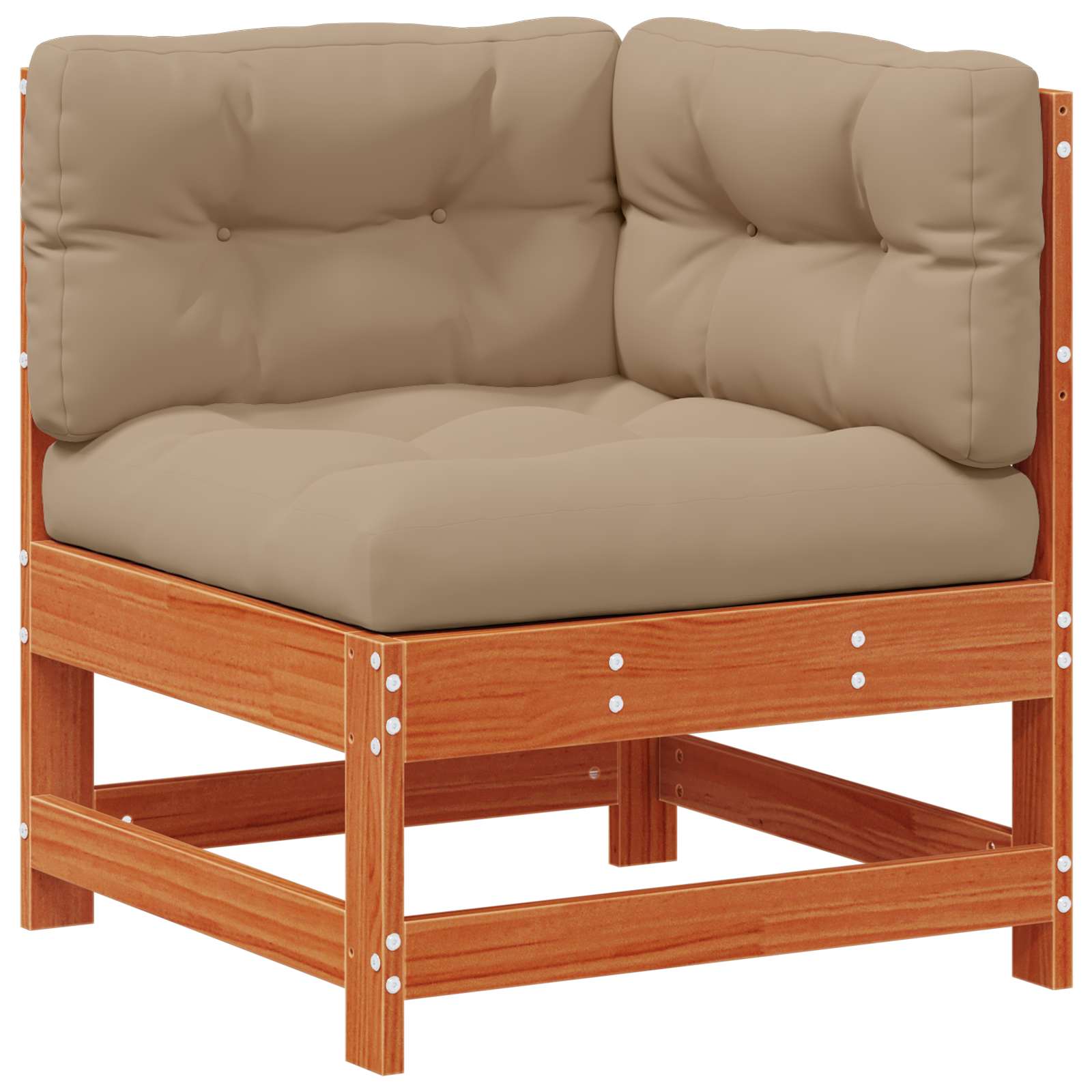 Set lounge namještaja za vrt 7 pcs Voštanosmeđa