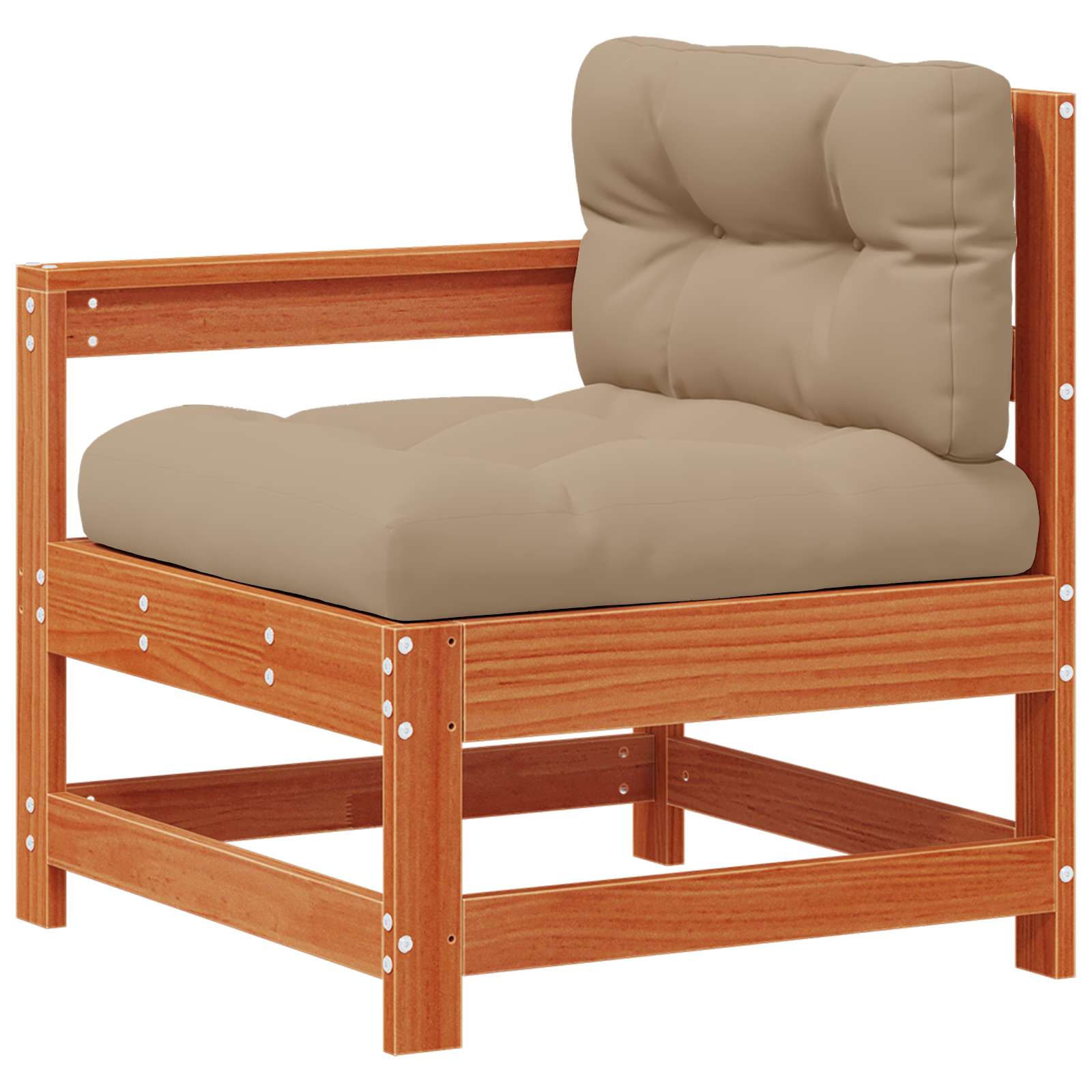Set lounge namještaja za vrt 6 pcs Voštanosmeđa
