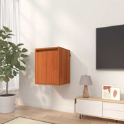 Ormar za Zid Zidne s pohranom 2 pcs Vosak smeđa 30 x 30 x 40 cm