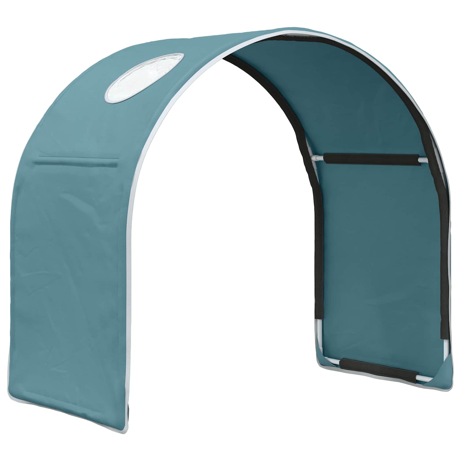 Tunis za krevet 2 pcs Svijetloplava 211 x 52,5 x 2 cm Poliester