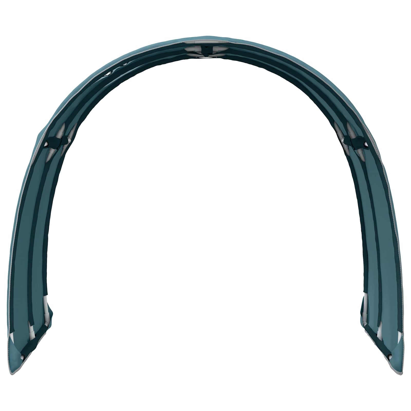 Tunis za krevet 2 pcs Svjetloplava 211 x 67.5 x 2 cm Poliester