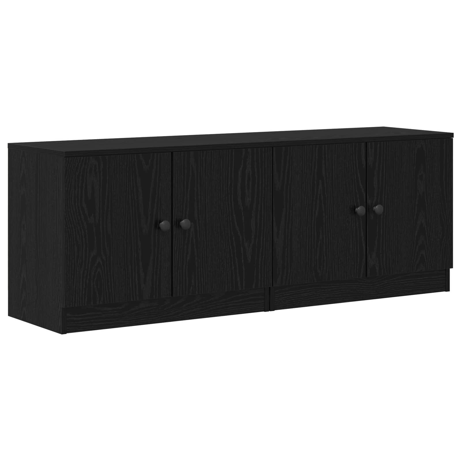 Ormar za krevet na kat 2 kom. Crni hrast 66 x 35 x 48 cm