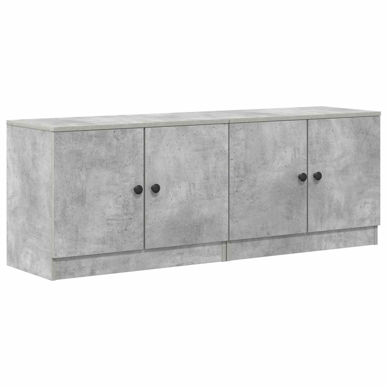 Ormarić za krevet s vratima 2 pcs Betonska siva 66 x 35 x 48 cm