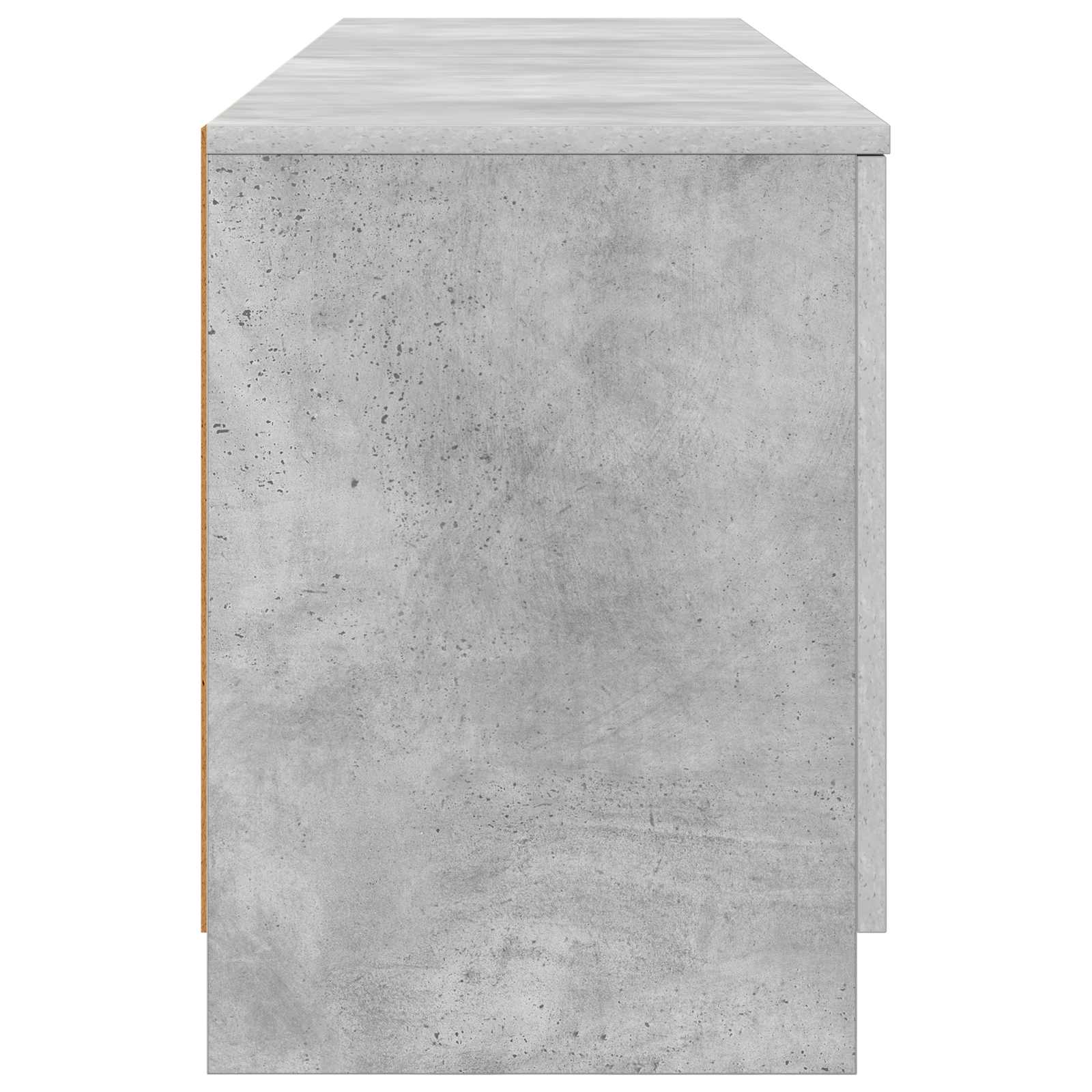 Ormarić za krevet s vratima 2 pcs Betonska siva 66 x 35 x 48 cm