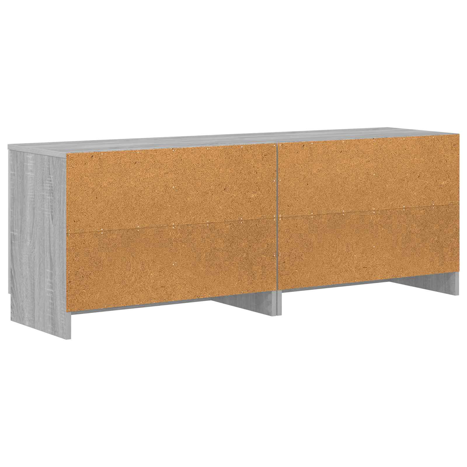 Ormarić za krevet s pohranom 2 pcs Siva Sonoma 66 x 35 x 48 cm