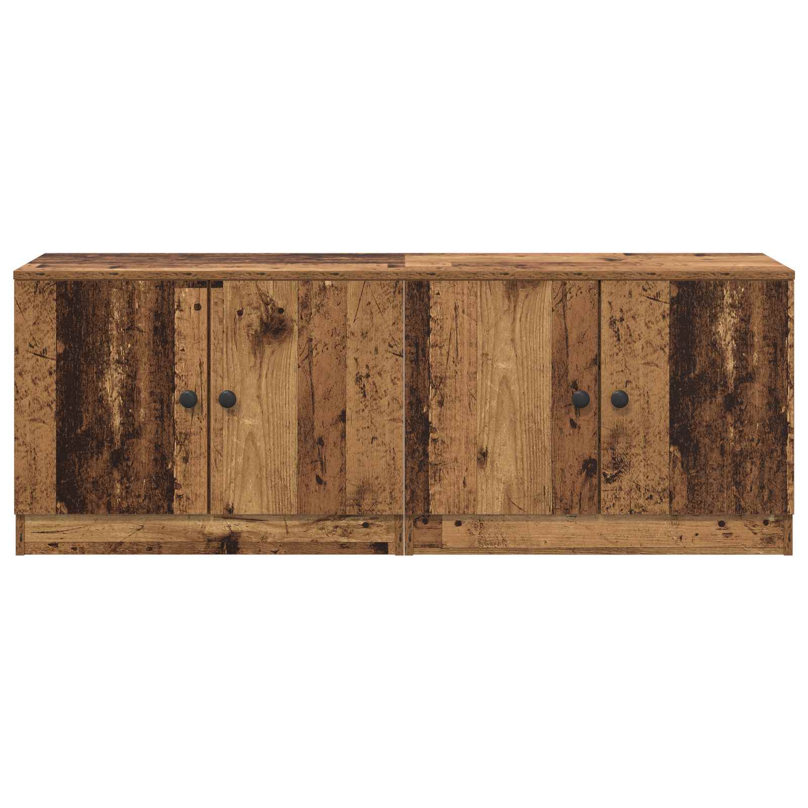 Ormarić za krevet s pohranom 2 pcs Staro drvo 66 x 35 x 48 cm