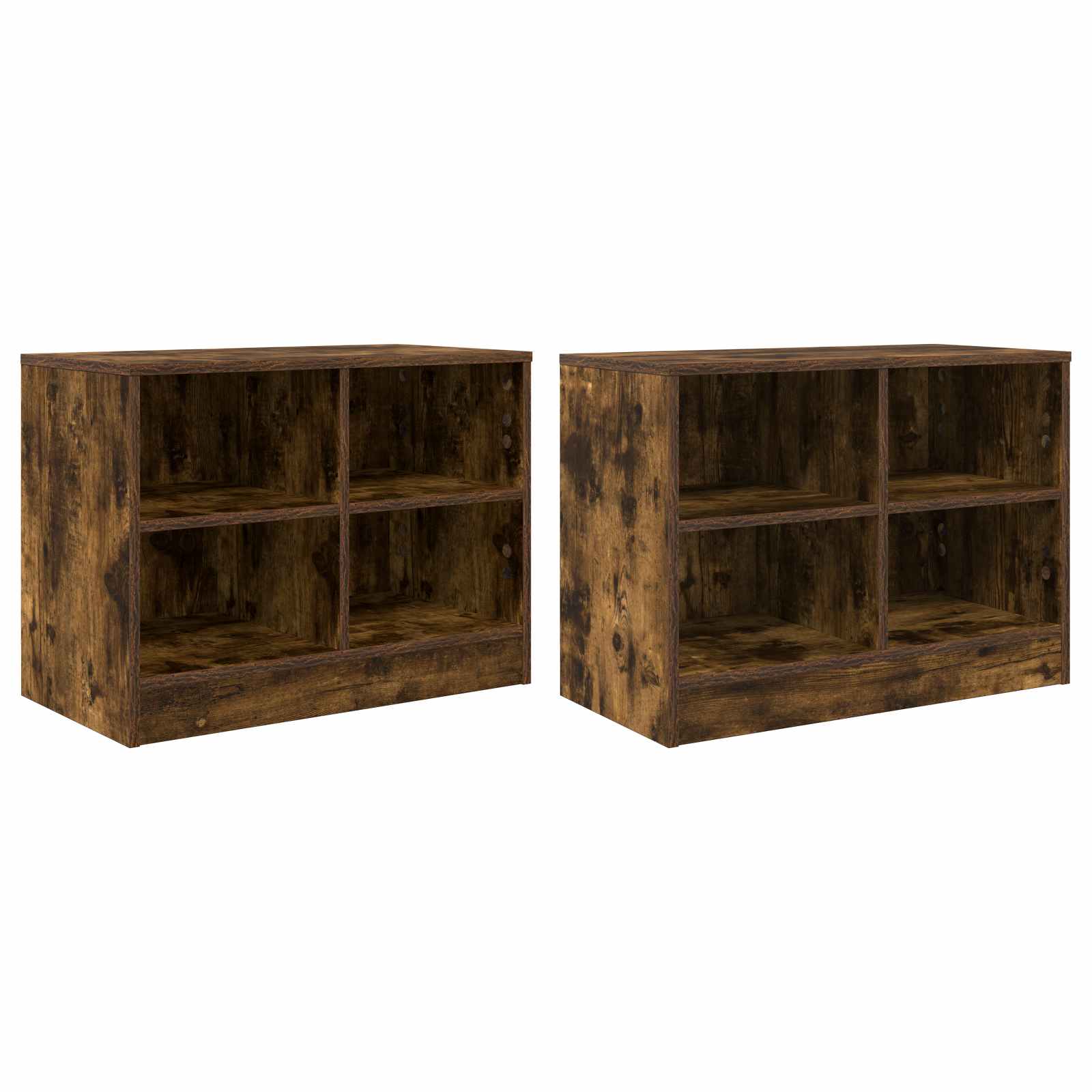 Ormarić za krevet 2 pcs Dimljeni hrast 66 x 33 x 48 cm