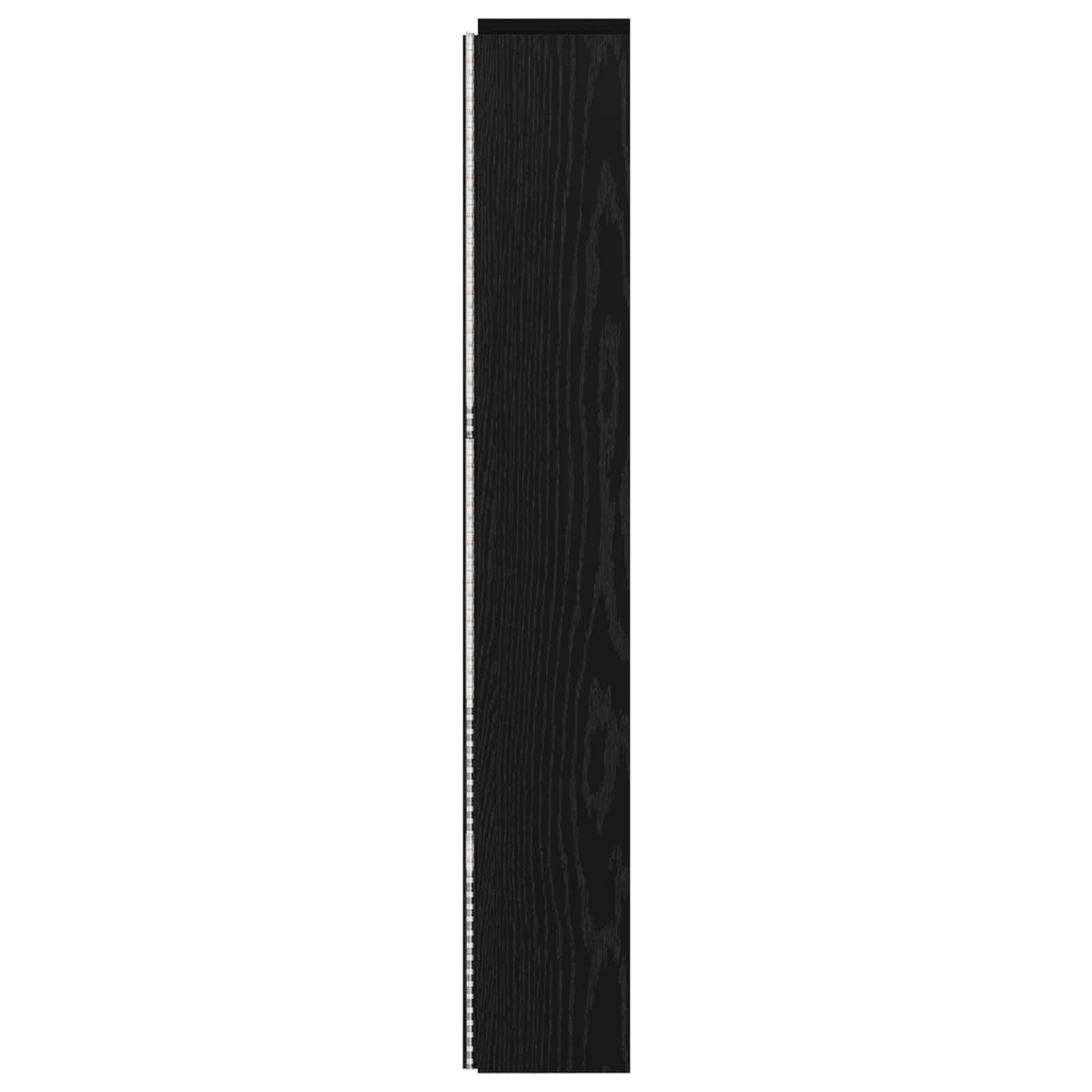 Krevetna ploča s LED-om Zidne Crni Hrast 140 x 16,5 x 103,5 cm