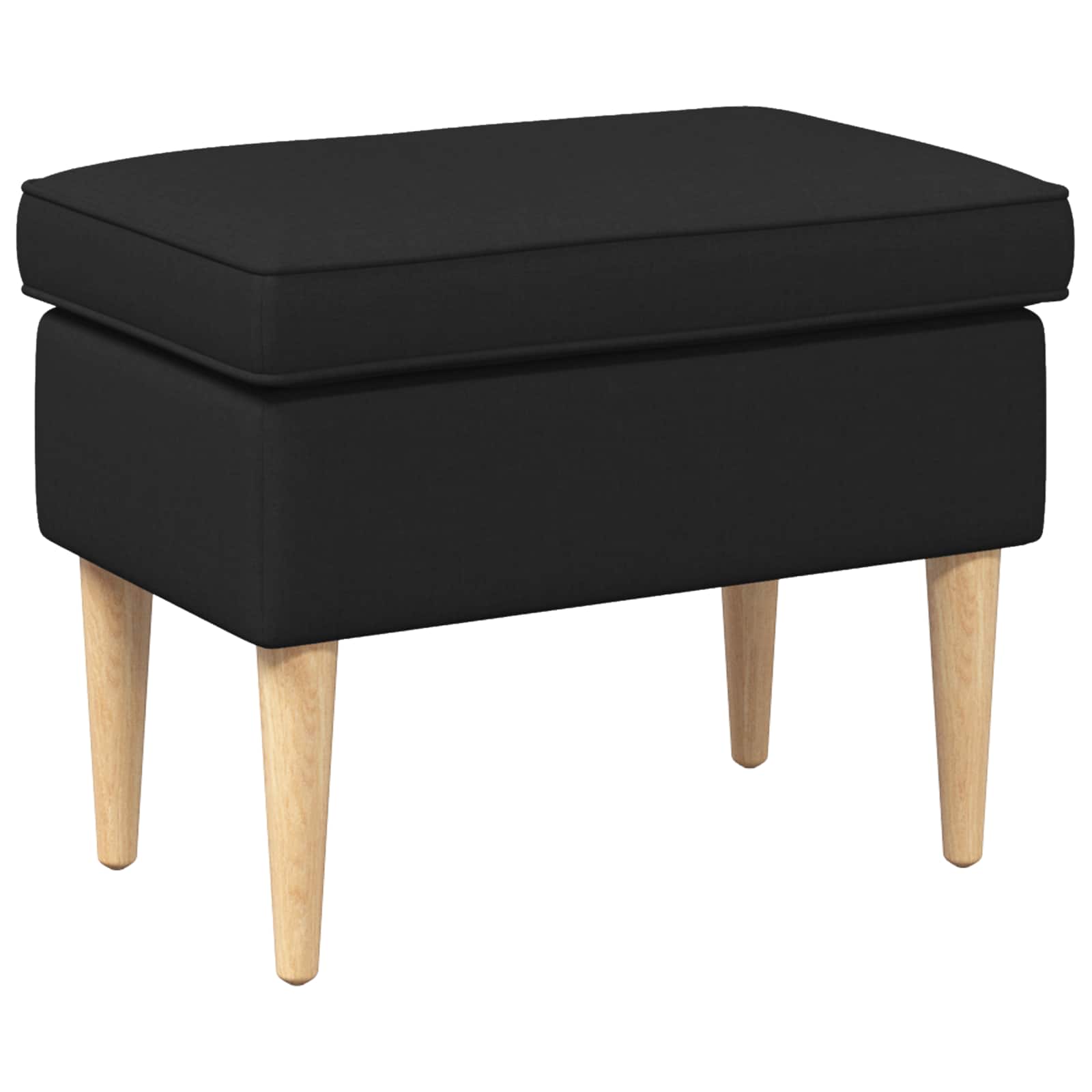 Stolica za noge Crna 55 x 35 x 41 cm