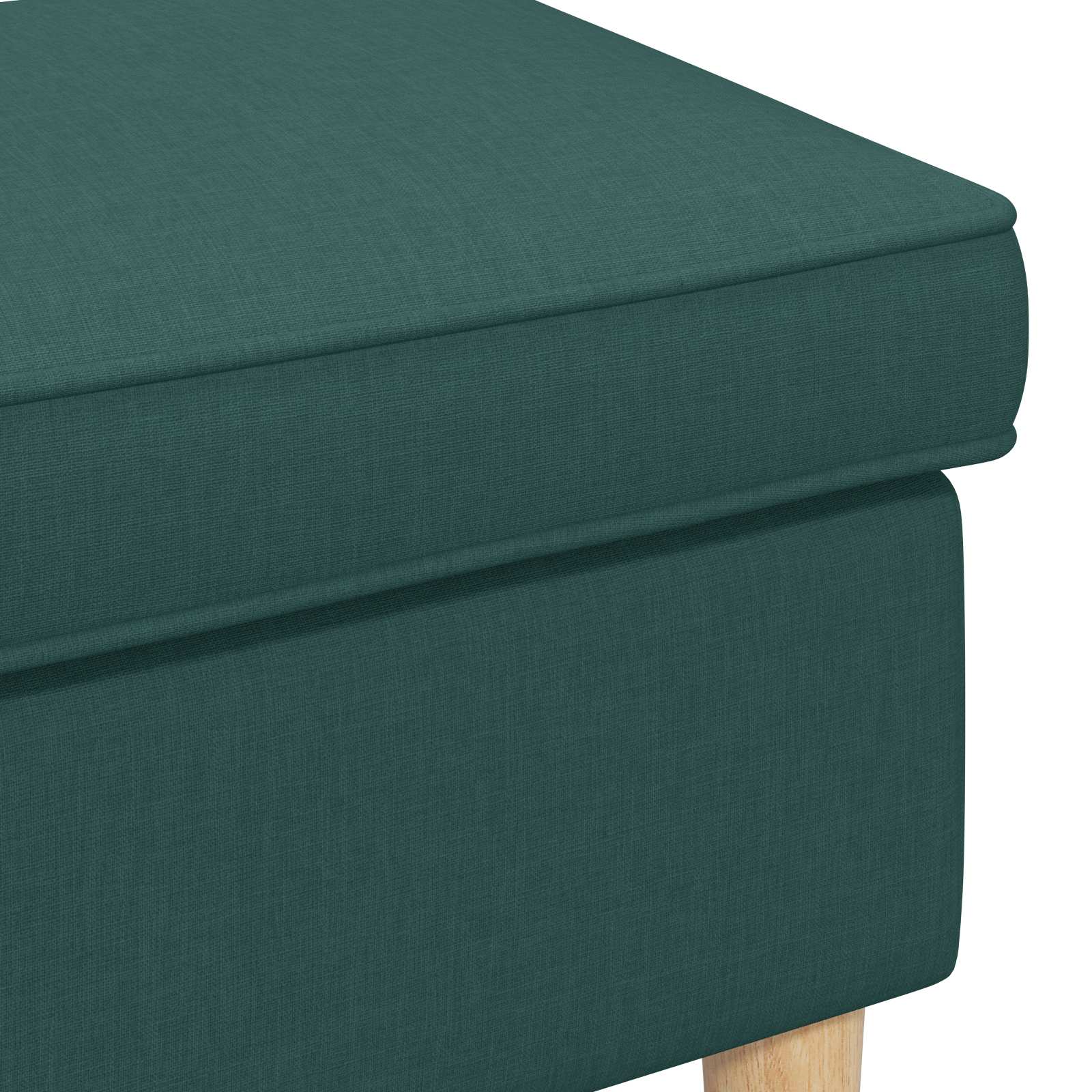 Stolica za noge Tamnozelena 55 x 35 x 41 cm Poliester