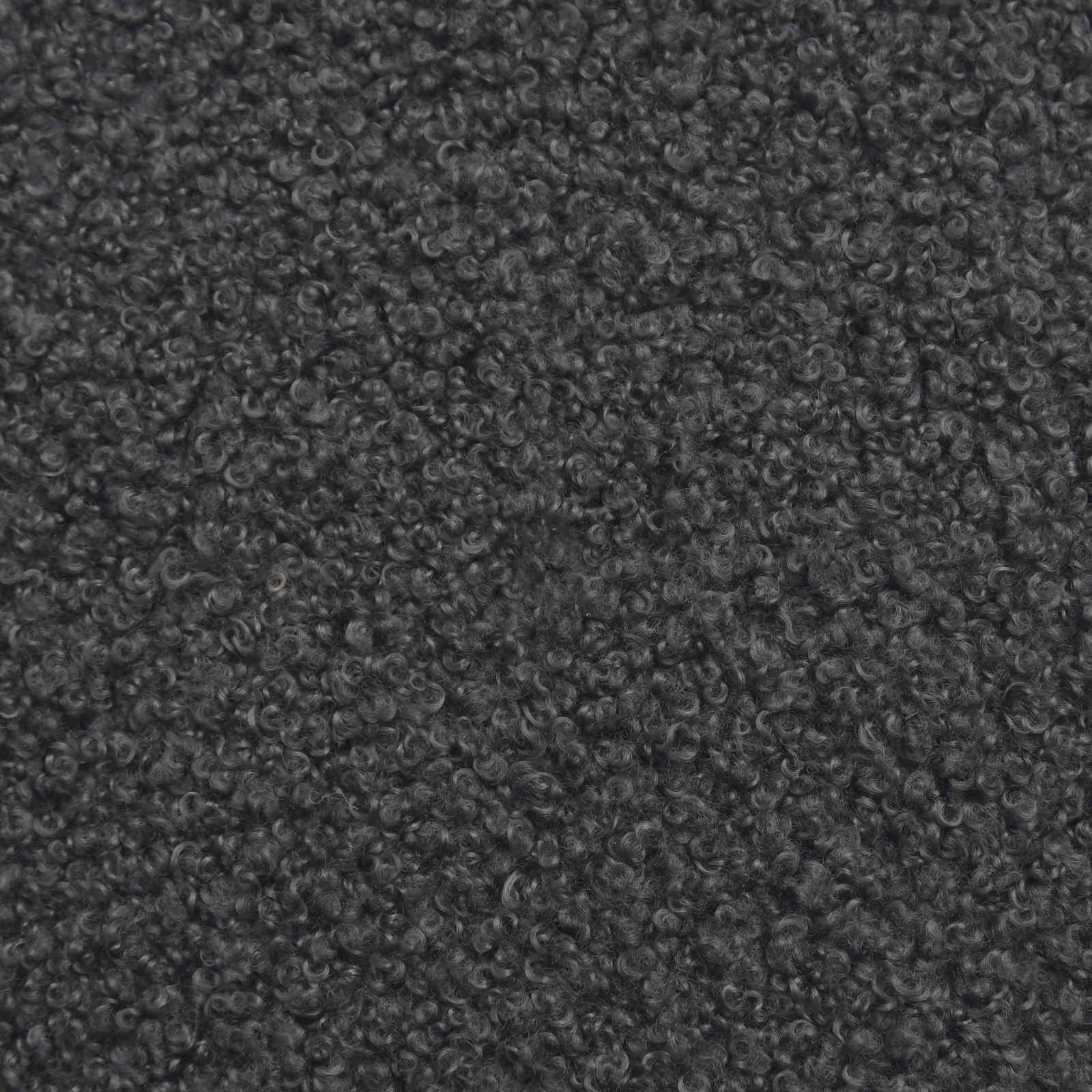 Stolica za noge Tamnosiva 55 x 35 x 41 cm Bouclé