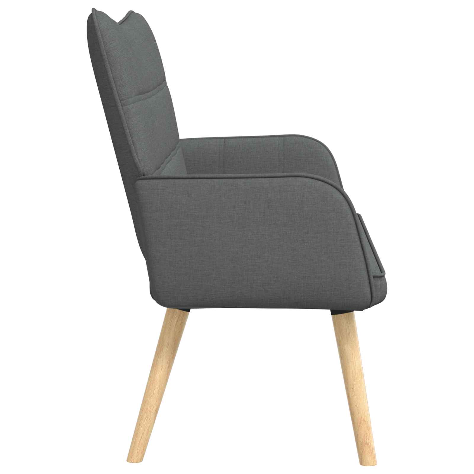 Kauč za dvoje Tamno siva 115 x 61 x 87 cm tkanina