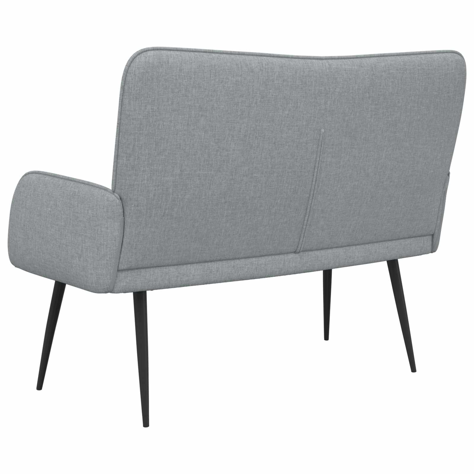 Sofa za dvije osobe Svijetlo siva 115 x 61 x 87 cm tkanina