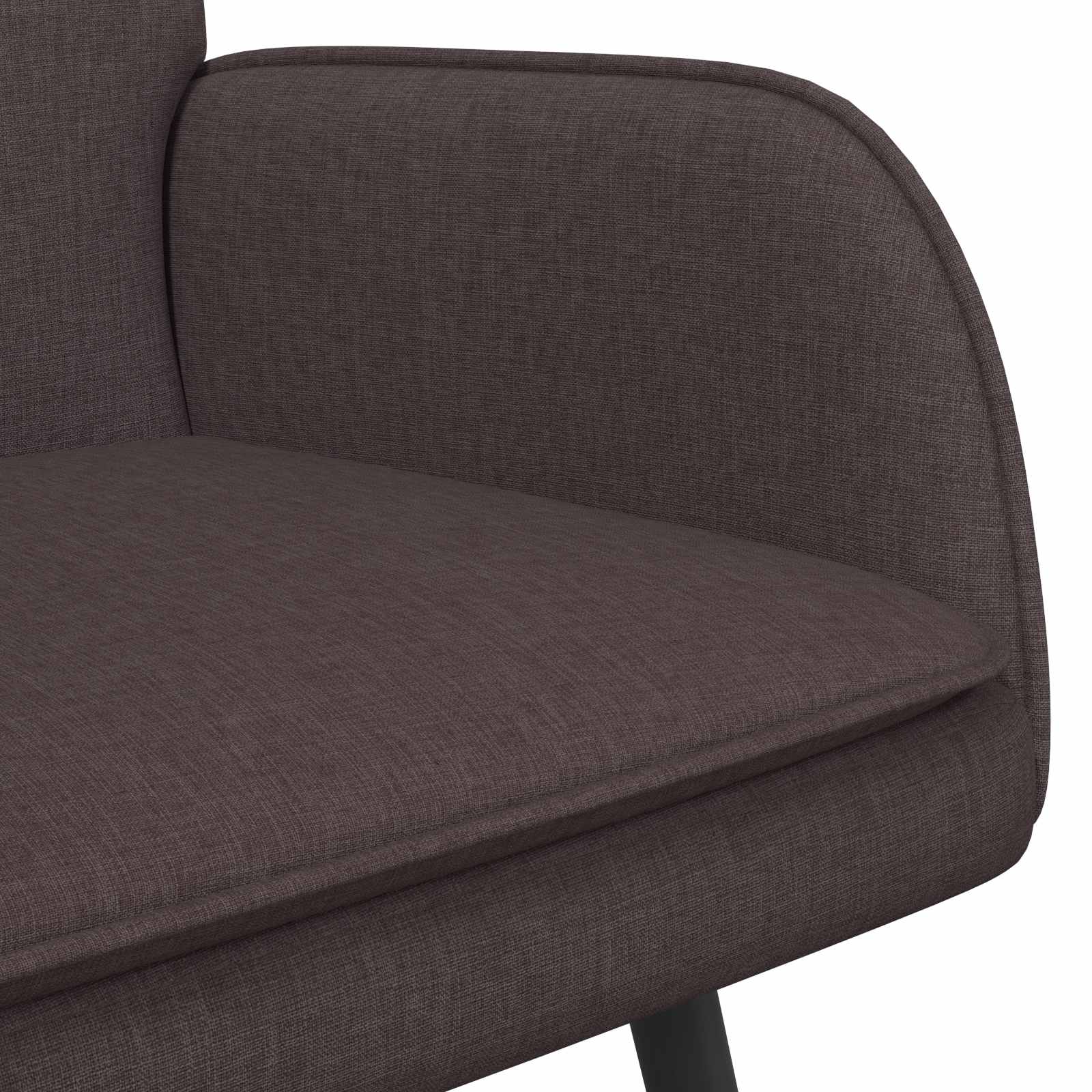 Sofa za dvije osobe Tamno smeđa 115 x 61 x 87 cm tkanina