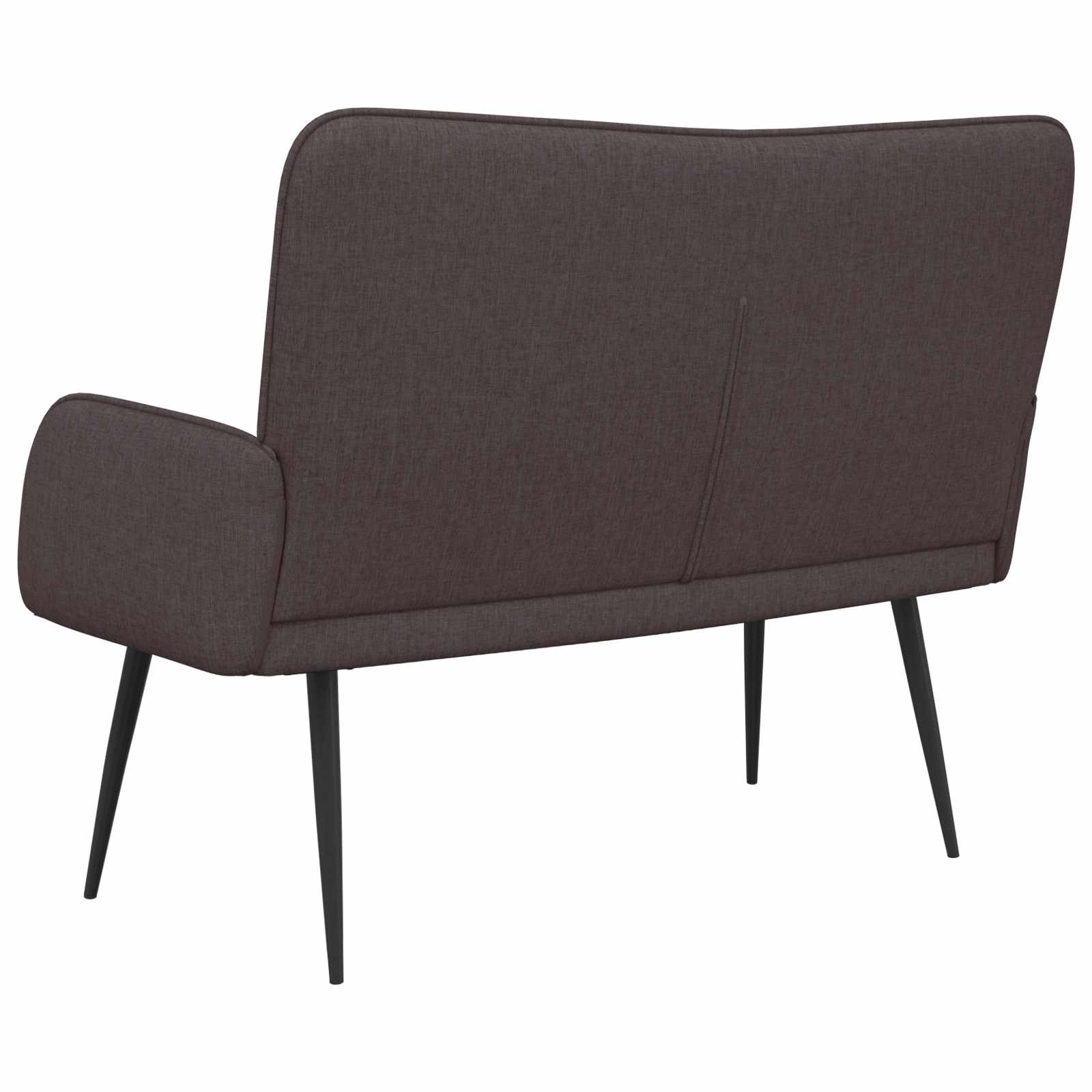 Sofa za dvije osobe Tamno smeđa 115 x 61 x 87 cm tkanina
