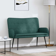 Sofa za dvije osobe Tamnozelena 115 x 61 x 87 cm tkanina