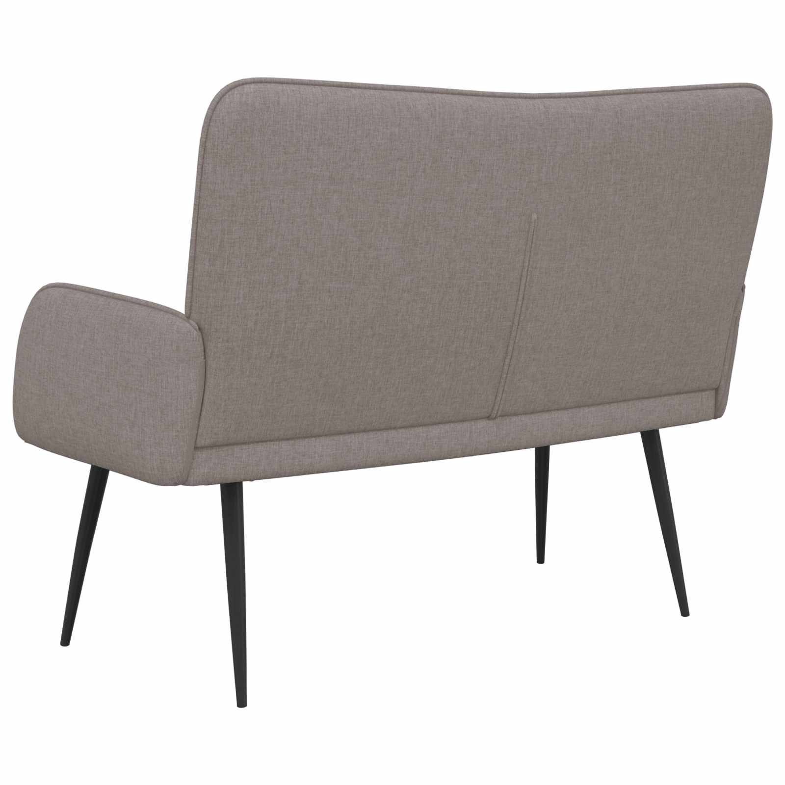 Sofa za dvije osobe Sivo-smeđa 115 x 61 x 87 cm tkanina