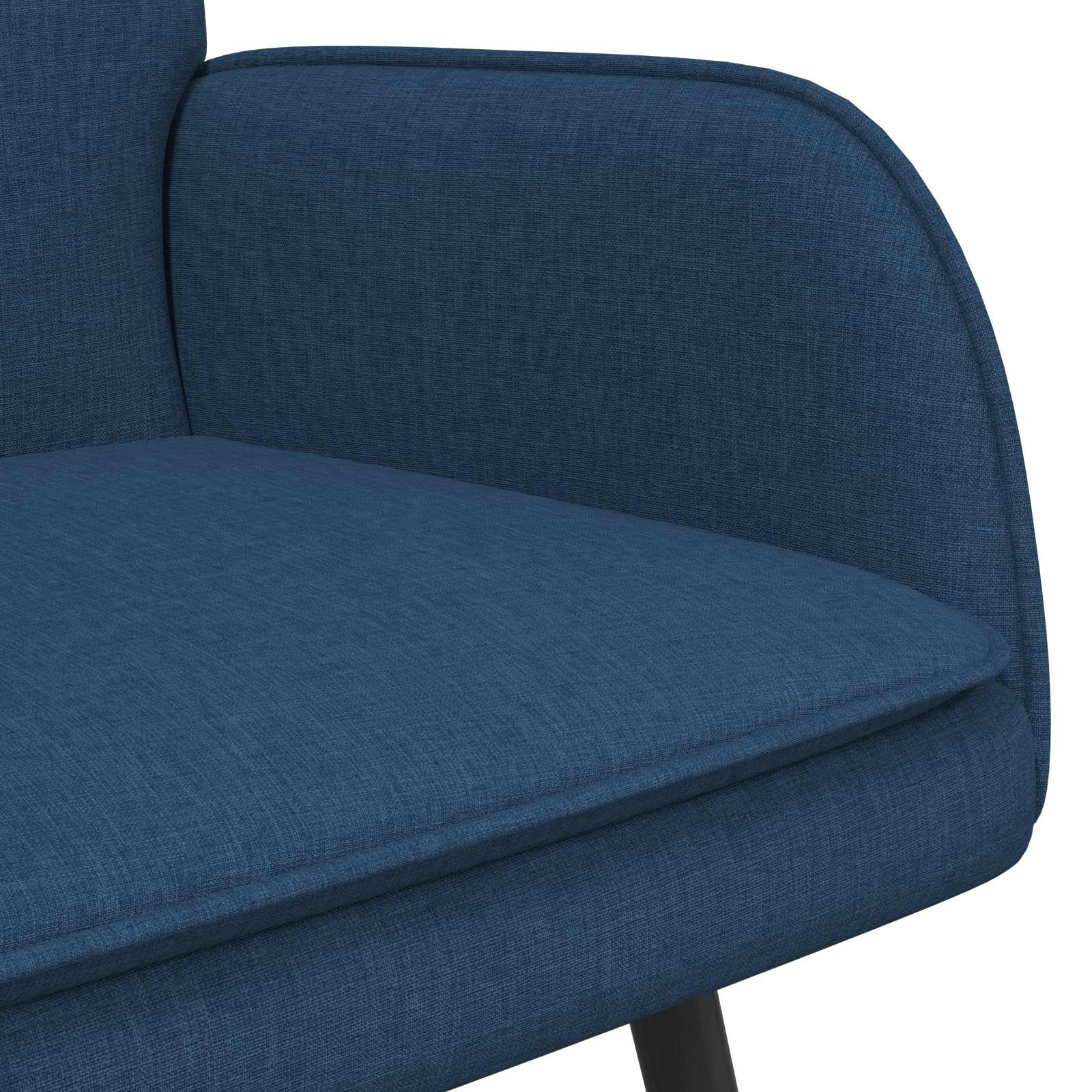 Sofa za dvije osobe Plava 115 x 61 x 87 cm tkanina